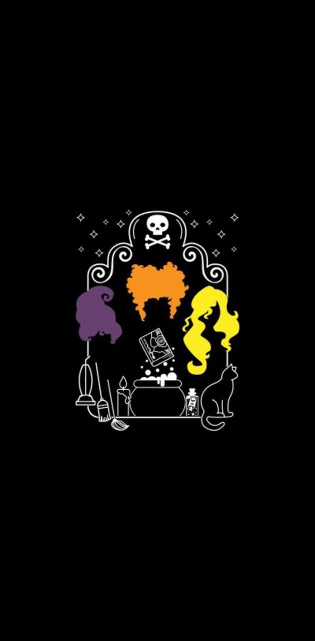 630x1280 Hocus Pocus wallpaper