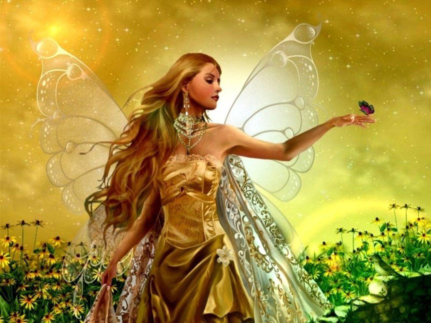 1400x1050 Angels and Butterflies Wallpaper, HD Angels and Butterflies Background