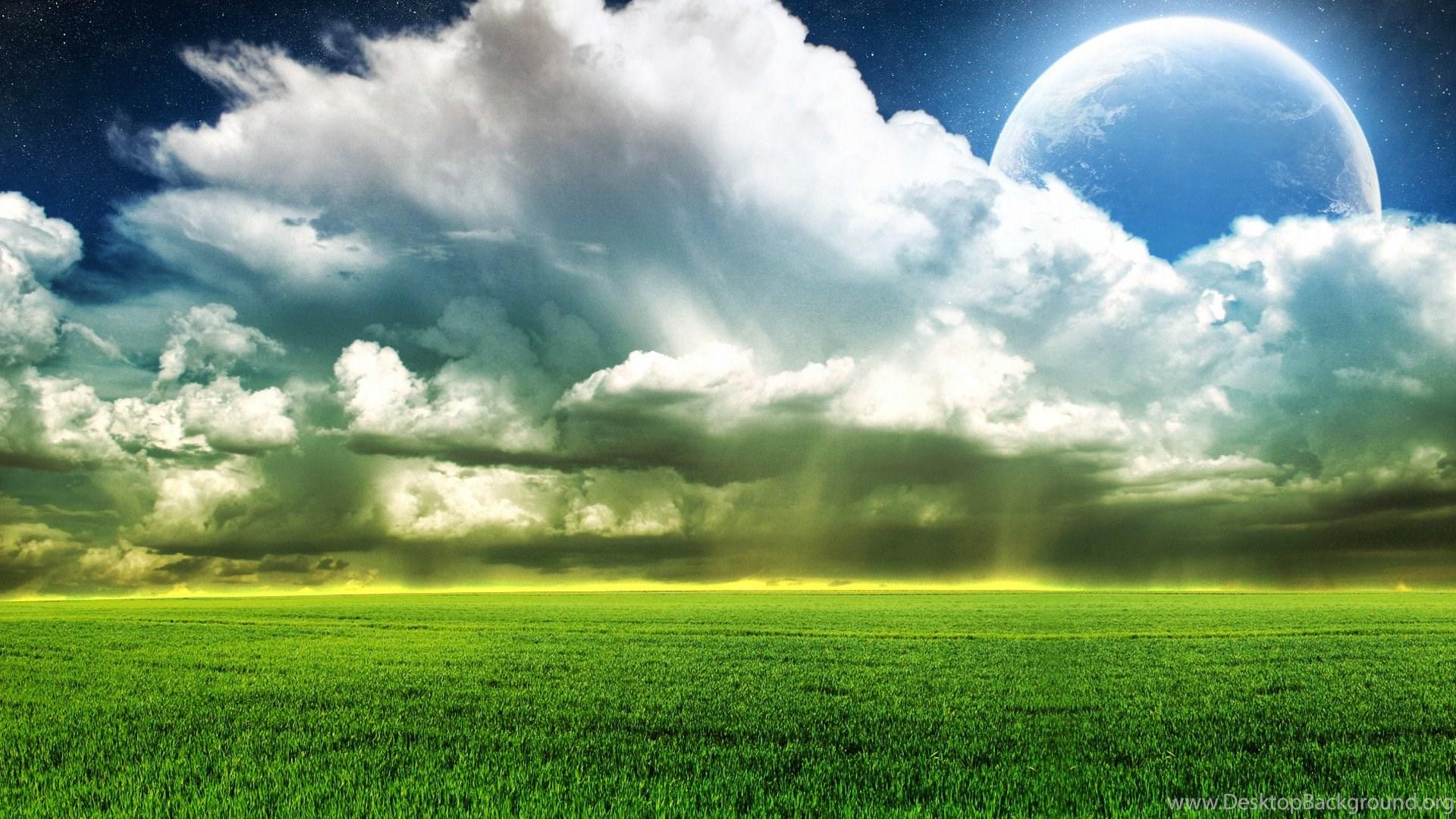 1920x1080 Natural Grassland Wallpaper, Green Background, Picture And Image Desktop Background