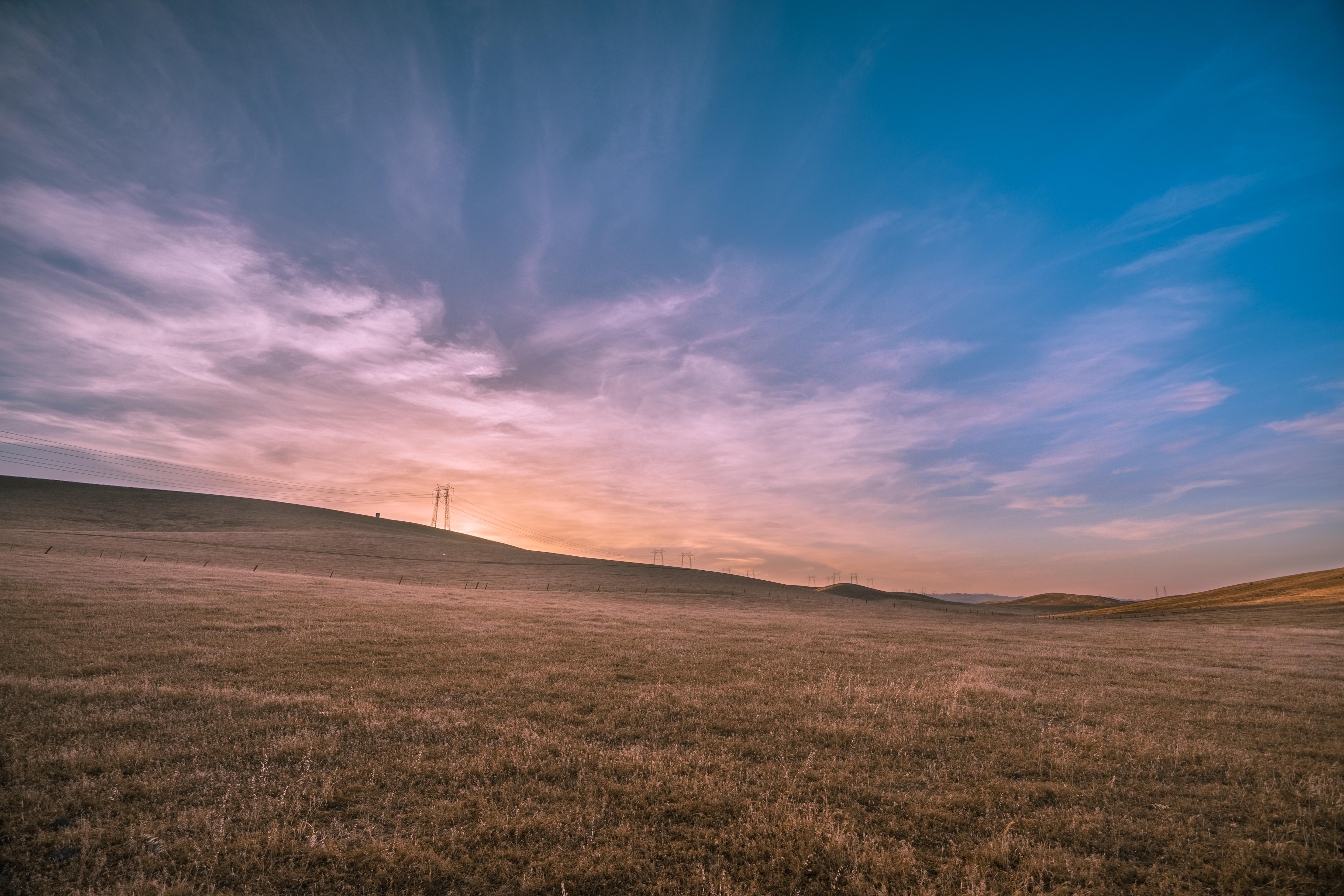 5766x3844 Free Image : landscape, nature, grass, horizon, mountain, cloud, sky, sun, sunrise, sunset, field, prairie, sunlight, morning, hill, dawn, atmosphere, dusk, evening, plain, clouds, grassland, plateau, afterglow, steppe, HD wallpaper, meteorological