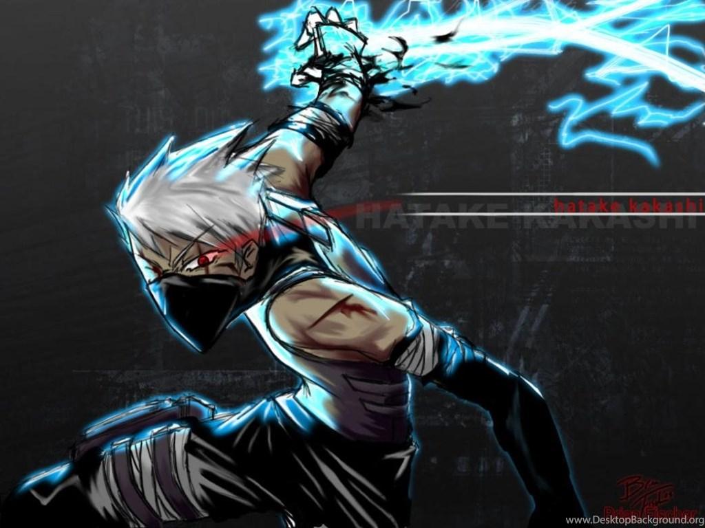 1024x768 Kakashi Chidori Wallpaper Desktop Background