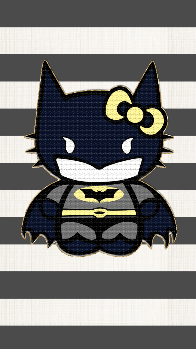 Batman Hello Kitty Wallpapers Top Free Batman Hello Kitty Backgrounds