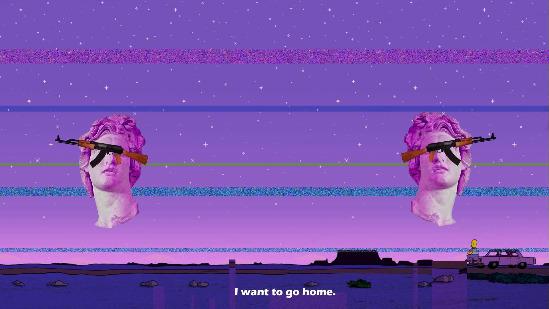 1920x1080 23++ Vaporwave Anime Aesthetic Wallpaper Desktop