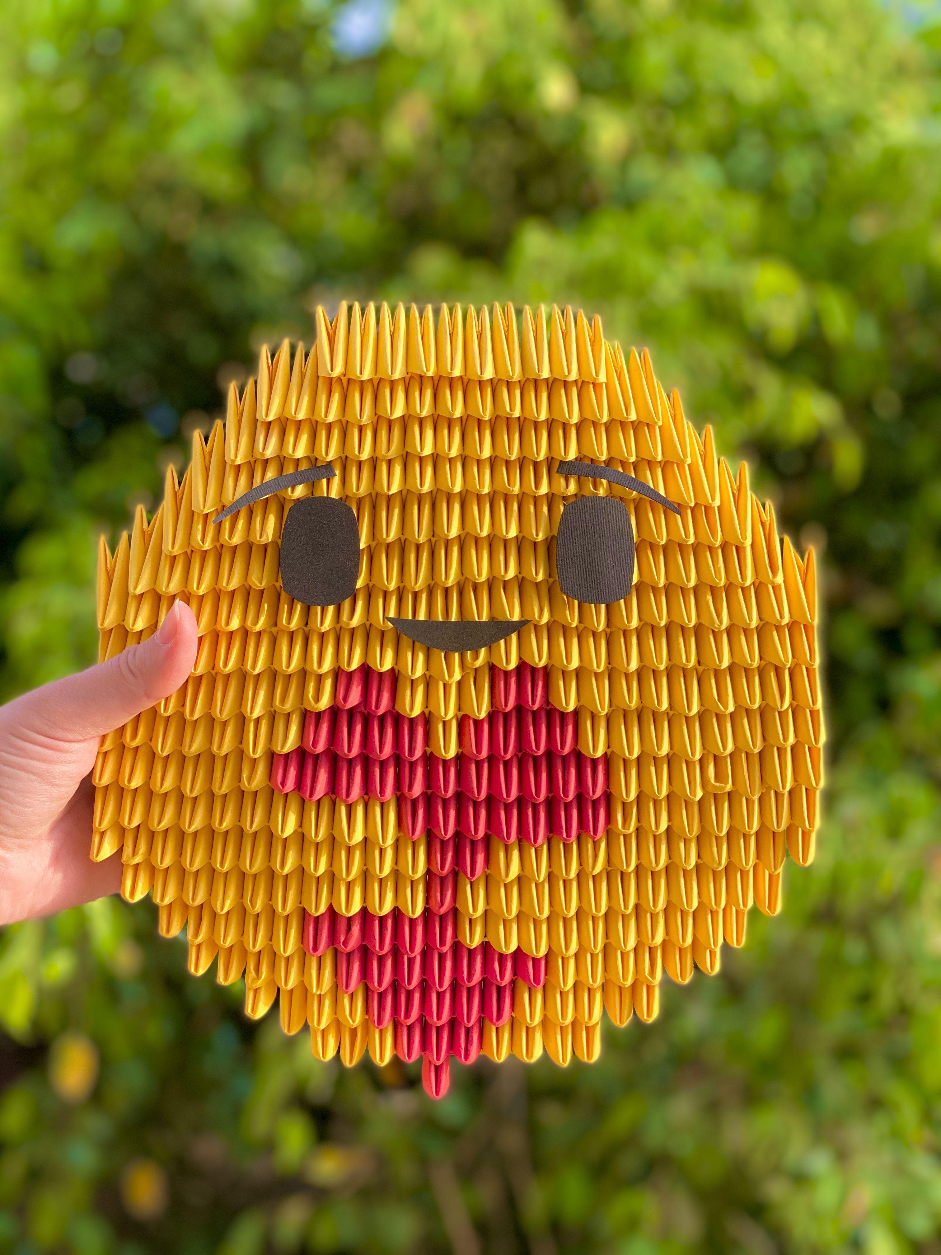 3024x4032 Origami 3D emojis with paper. Origami, Paper, Emoji