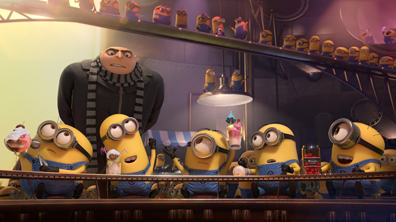 1366x768 Wallpaper Despicable Me 2 Men Cartoons 3D Graphics 1366x768