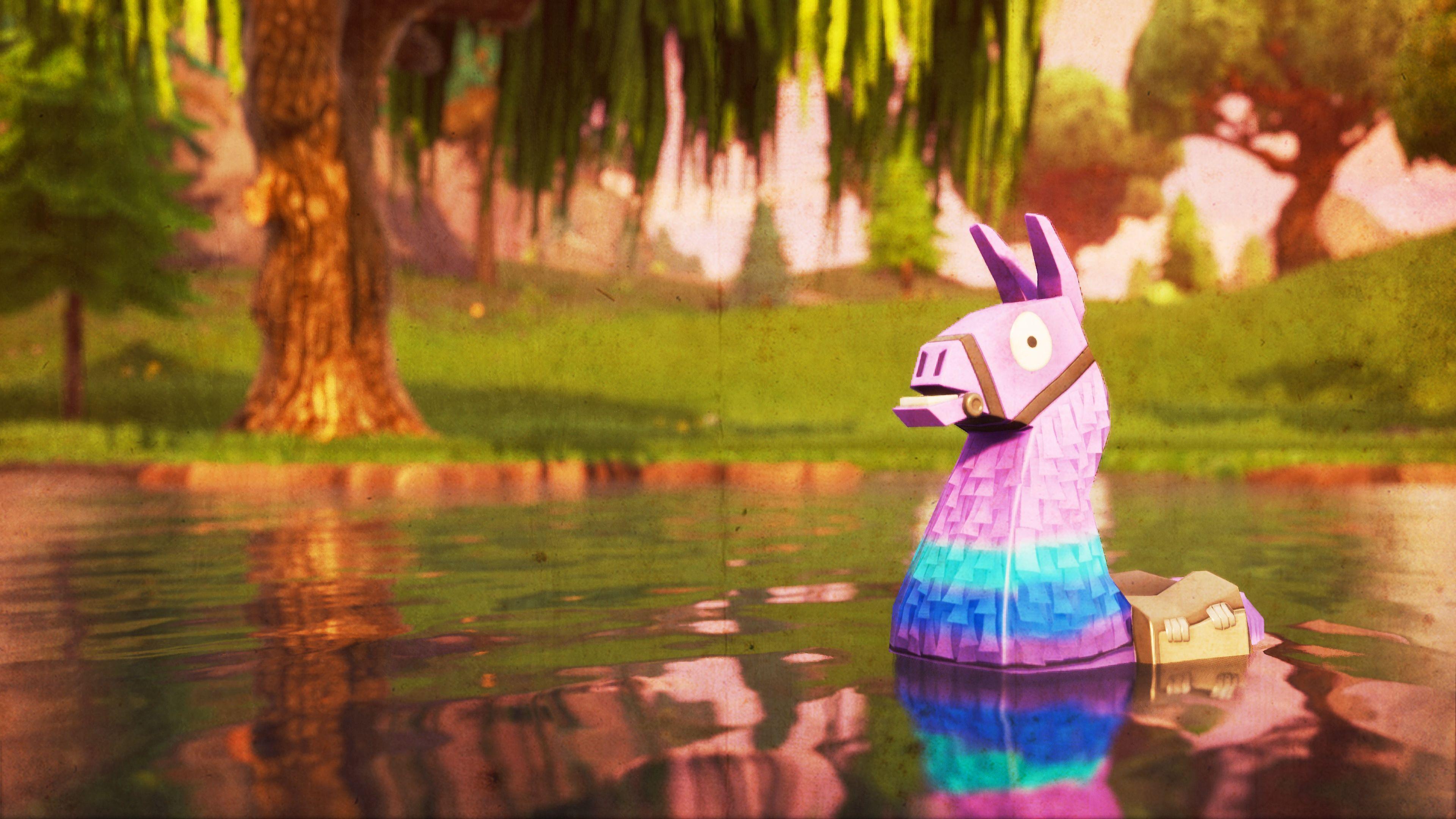 llama fortnite teddy