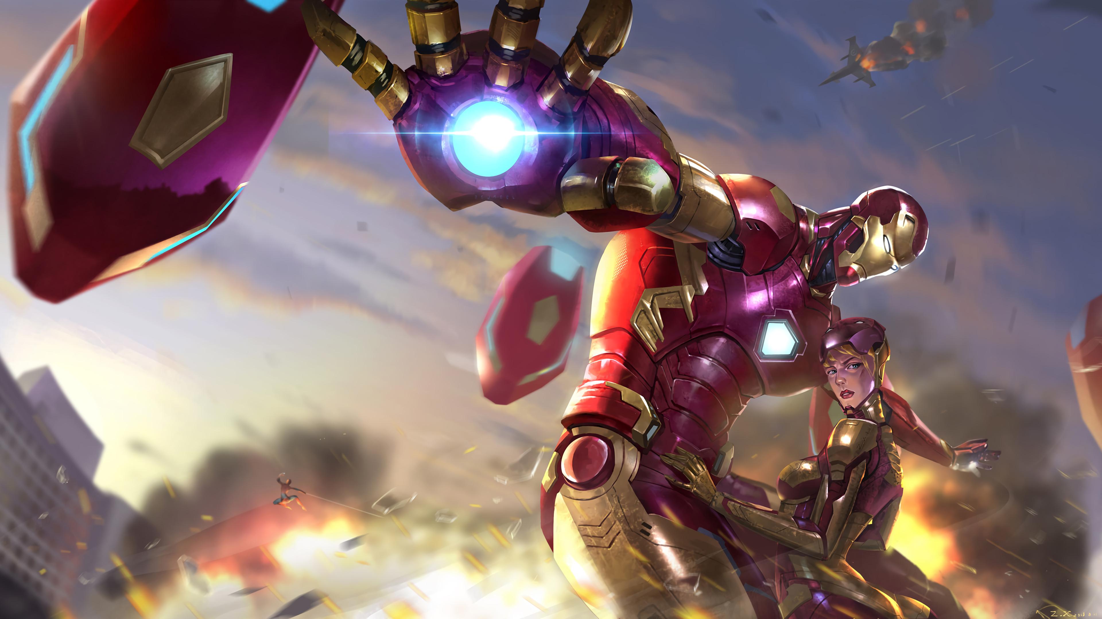 3840x2160 Wallpaper 4k Iron Man And Pepper Potts Wallpaper