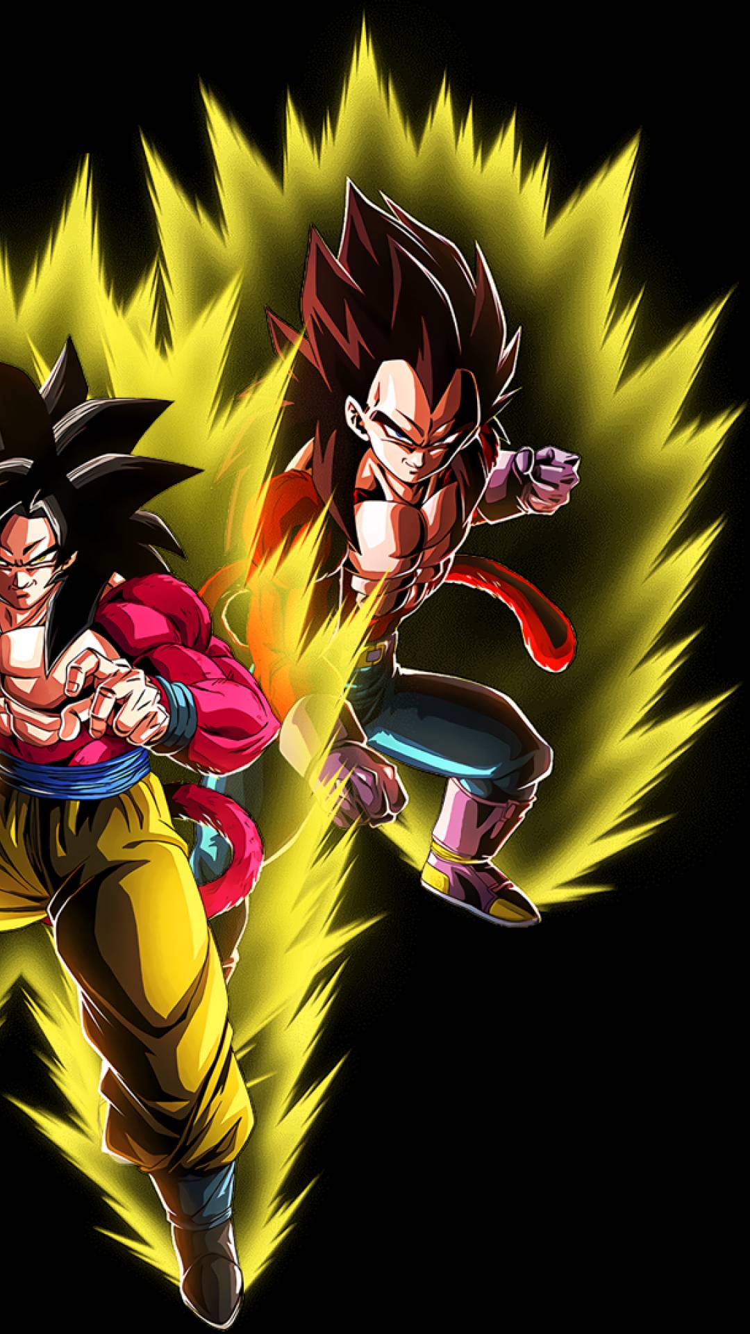 1080x1920 Goku & Vegeta SSJ4 iPhone 6s, 6 Plus and Pixel XL , One Plus 3t, 5 Wallpaper, HD Anime 4K Wallpaper, Image, Photo and Background