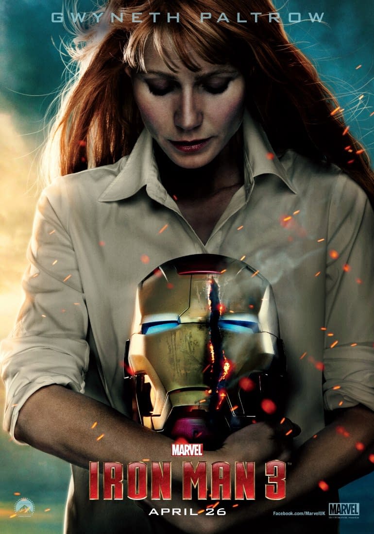 770x1100 Iron Man 3 Image Pepper Potts Poster And Tony Stark Portrait