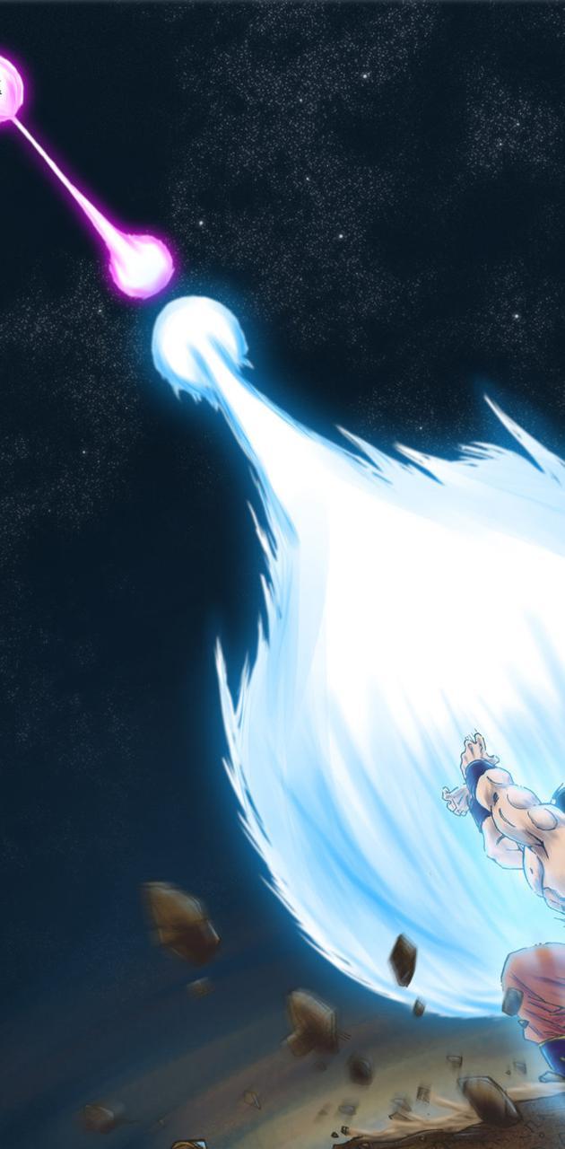 630x1280 Goku Vs Vegeta wallpaper