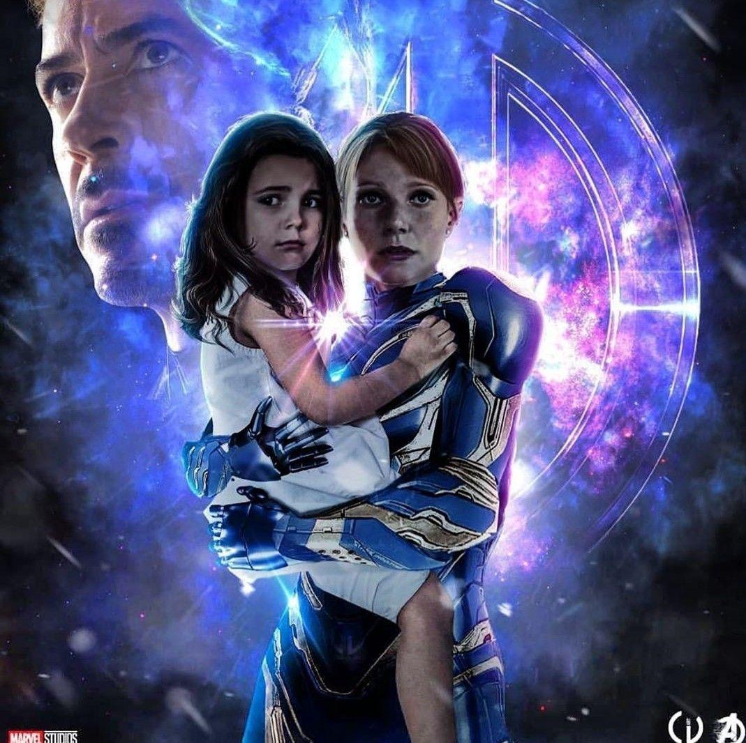 1069x1066 Tony Stark and Morgan Desktop Wallpaper, HD Tony Stark and Morgan Desktop Background