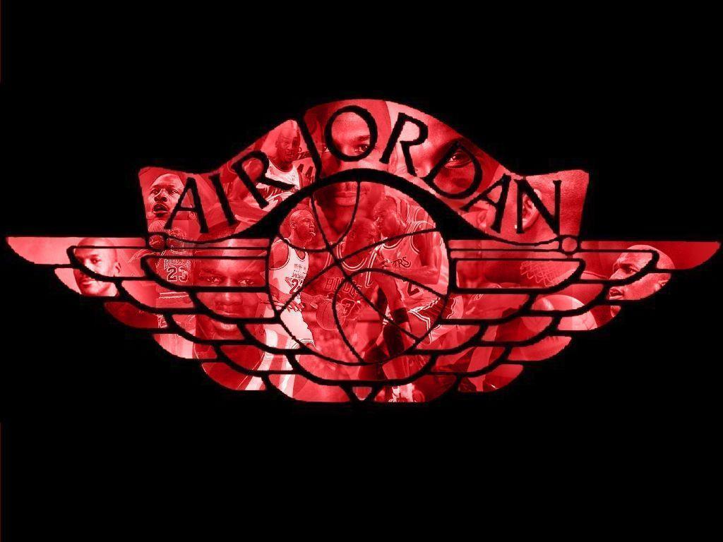 1024x768 Jordan Black And Red Wallpaper