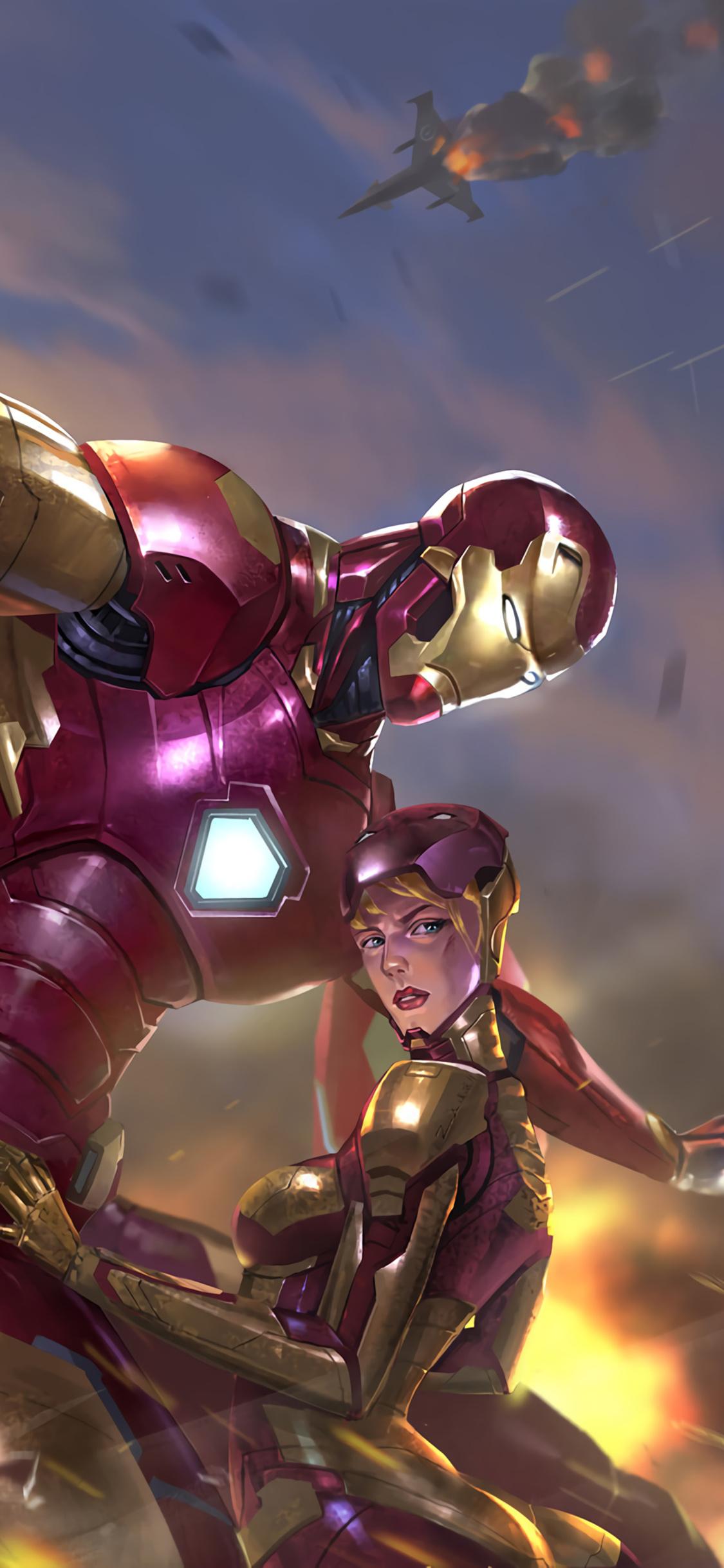 1125x2436 Iron Man And Pepper Potts iPhone XS, iPhone iPhone X HD 4k Wallpaper, Image, Background, Photo and Picture