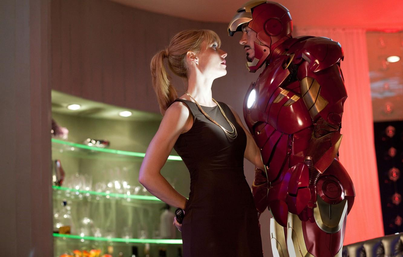 1332x850 Wallpaper fiction, costume, Iron man Iron Man comic, Robert Downey Jr., Robert Downey Jr., Tony Stark, Gwyneth Paltrow, Gwyneth Paltrow, Pepper Potts image for desktop, section фильмы