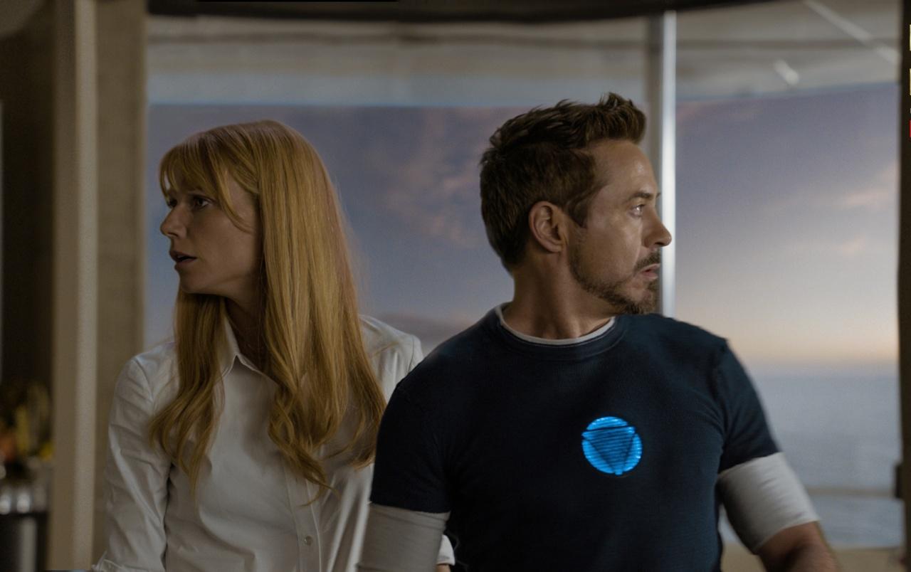 1280x804 Tony Stark And Pepper Pots Wallpaper Paltrow Iron Man 3 Shirt