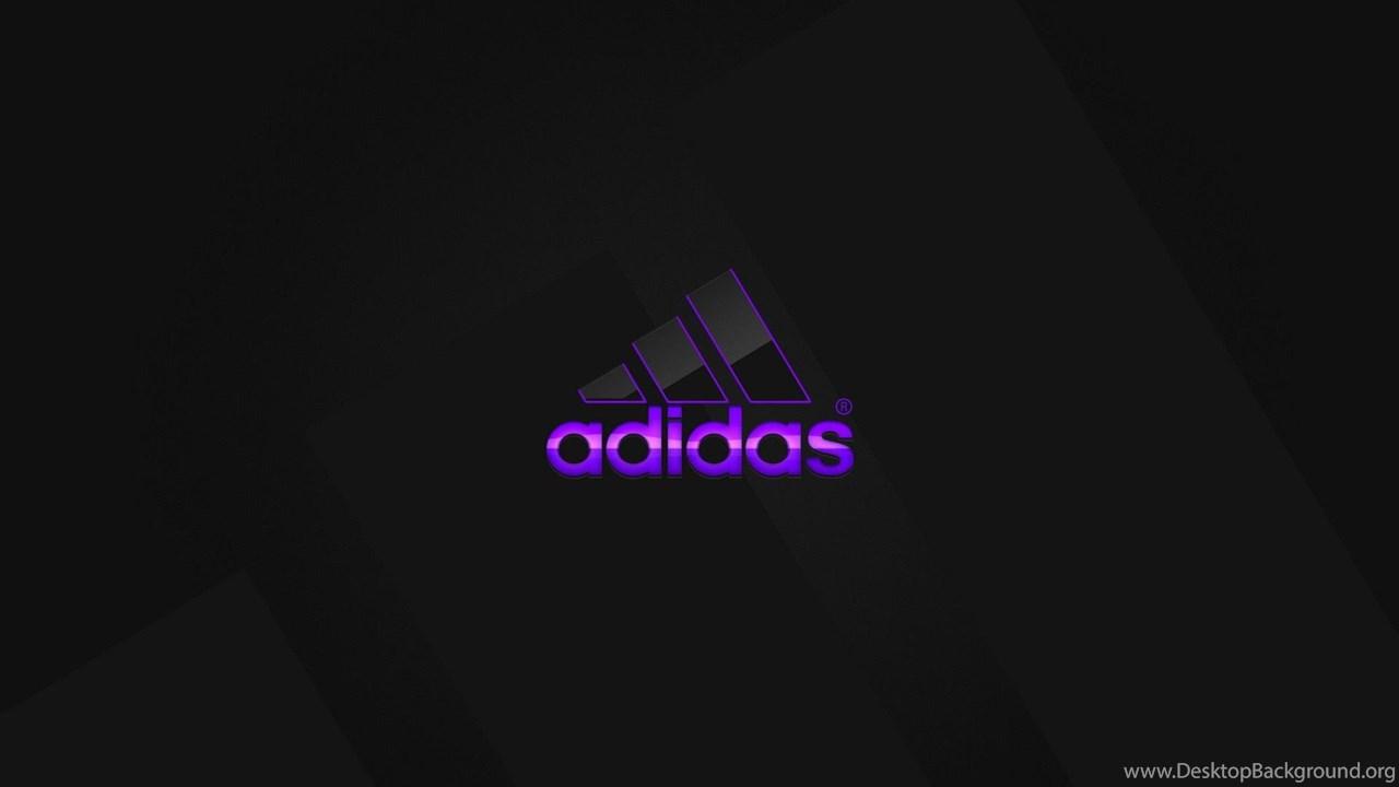 1280x720 HD Black And Purple Wallpaper Adidas Logo Full Size. Desktop Background