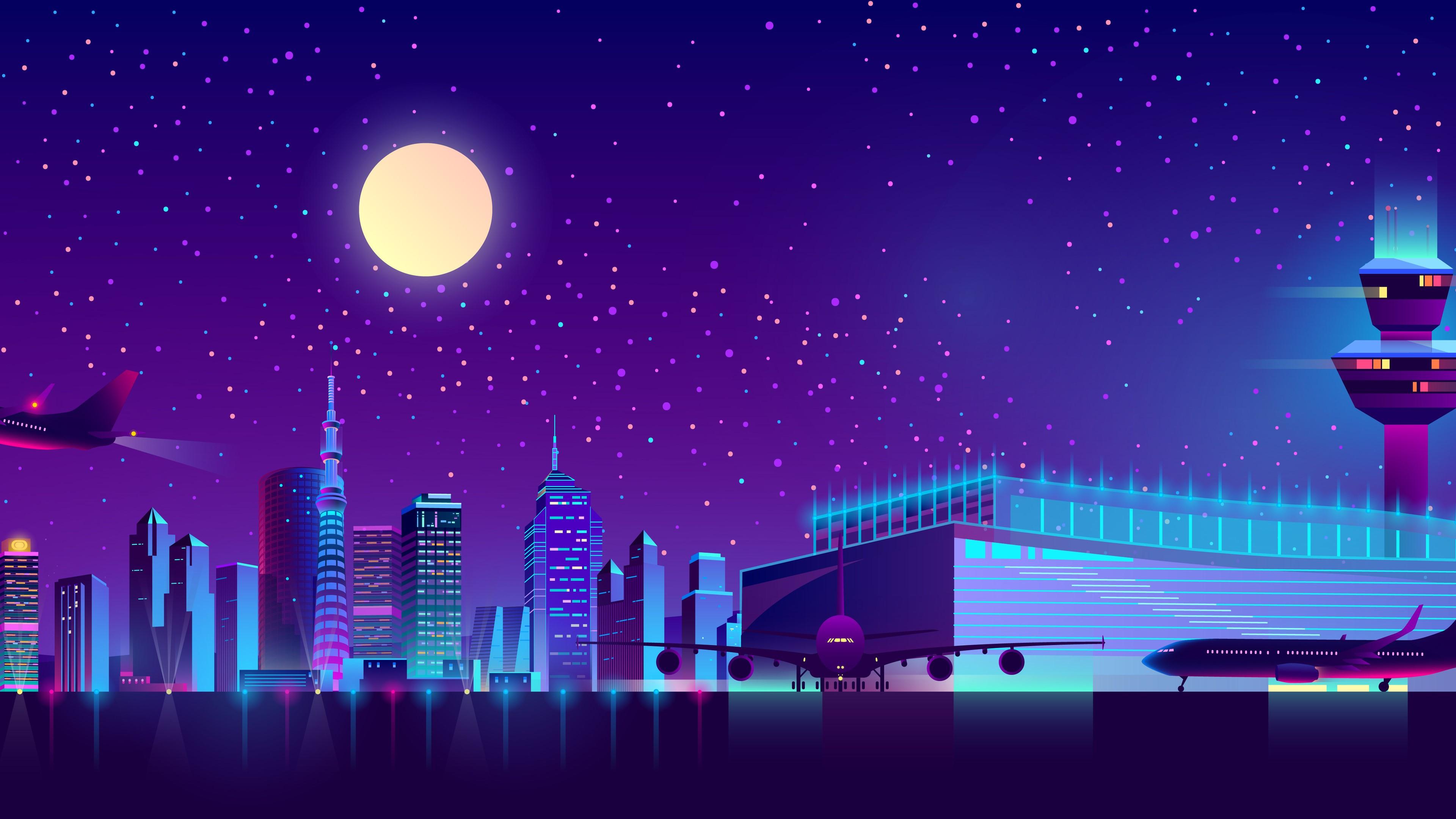 3840x2160 HD Wallpaper for theme: moon HD wallpaper, background