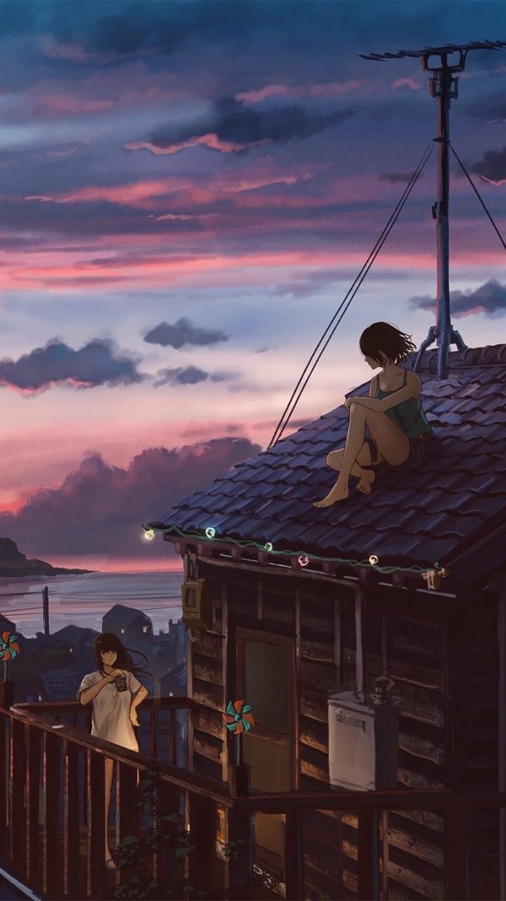 Anime Rooftop Wallpapers Top Free Anime Rooftop Backgrounds Wallpaperaccess 6909