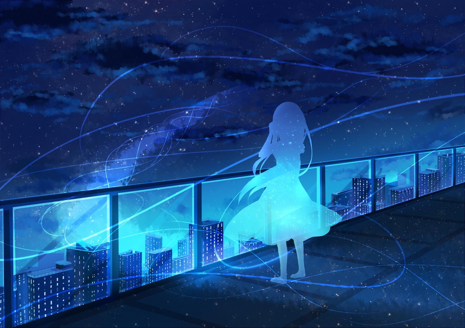 Anime Rooftop Wallpapers - Top Free Anime Rooftop Backgrounds ...