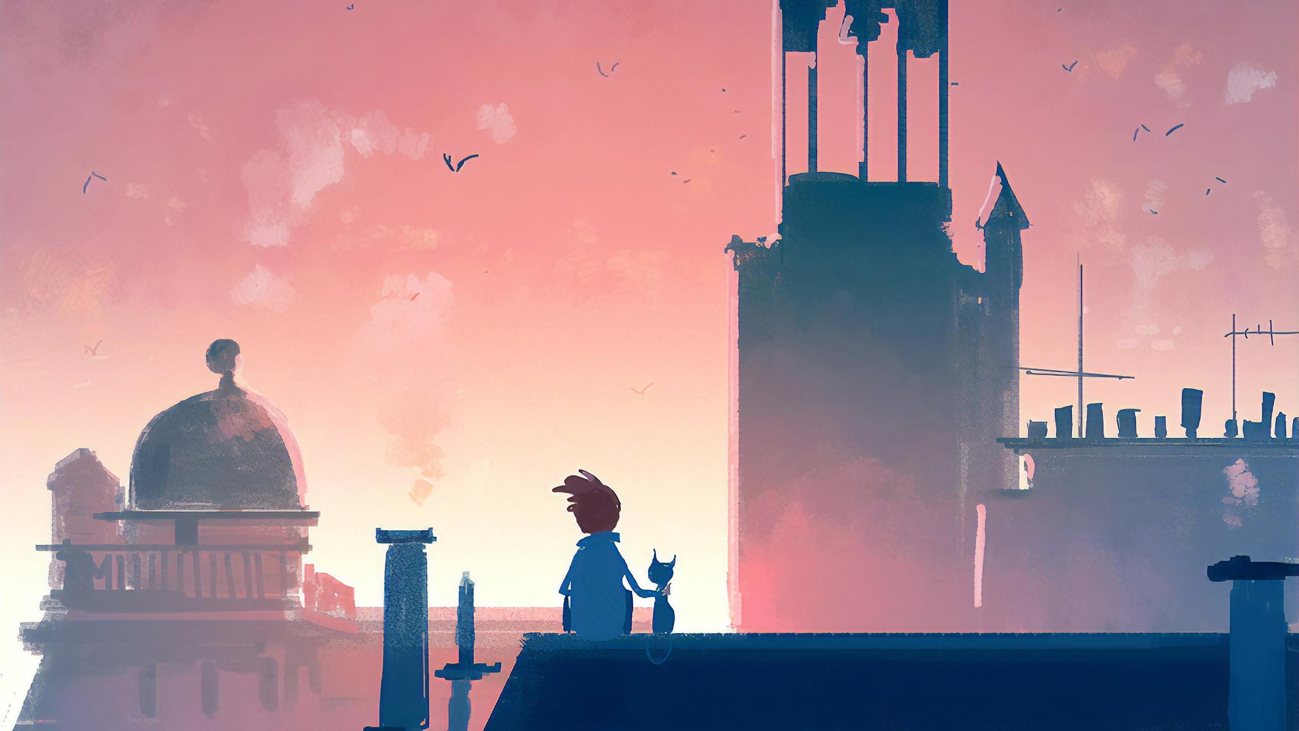 Anime Rooftop Wallpapers - Top Free Anime Rooftop Backgrounds ...