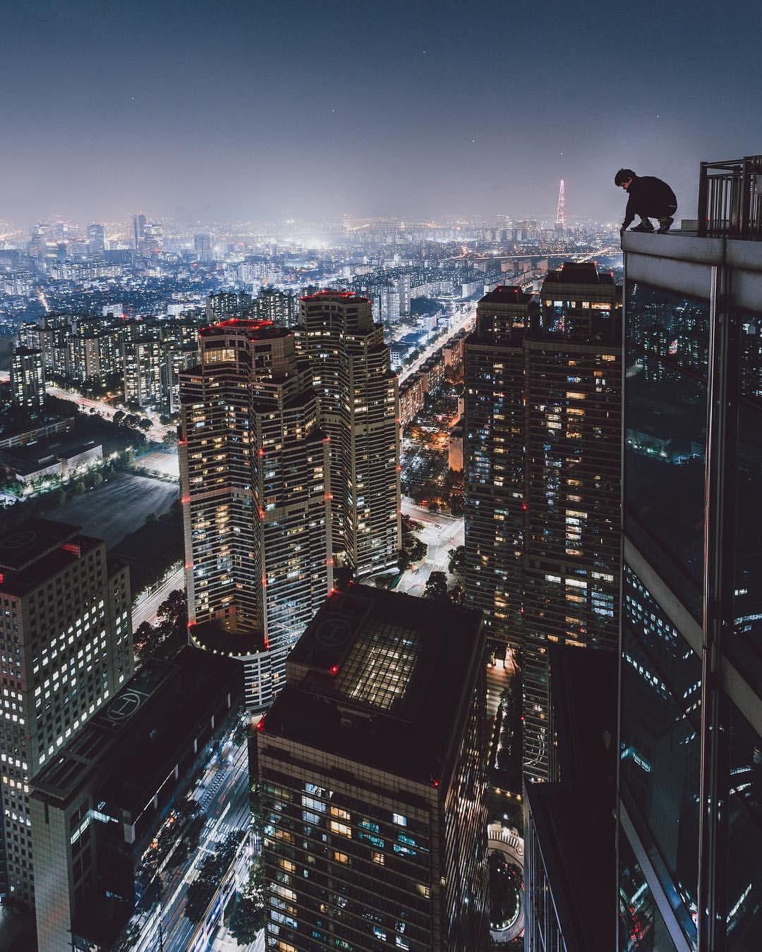 1080x1350 image Of City Rooftop Background Night Anime