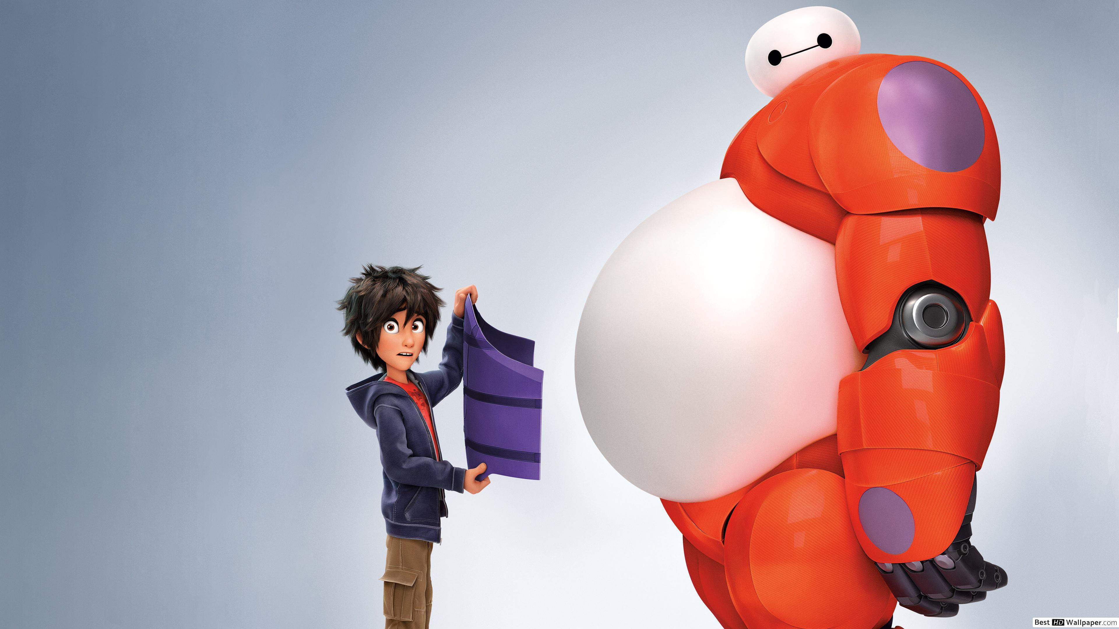 3840x2160 Big Hero 6 and Baymax HD wallpaper download