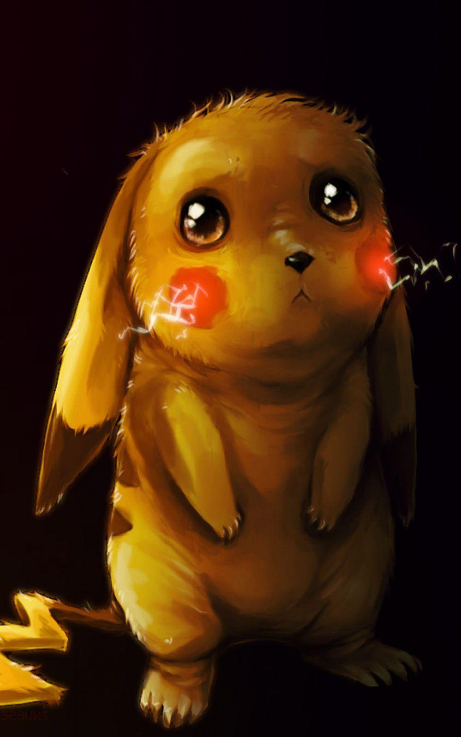 950x1520 Pikachu 4k Wallpaper