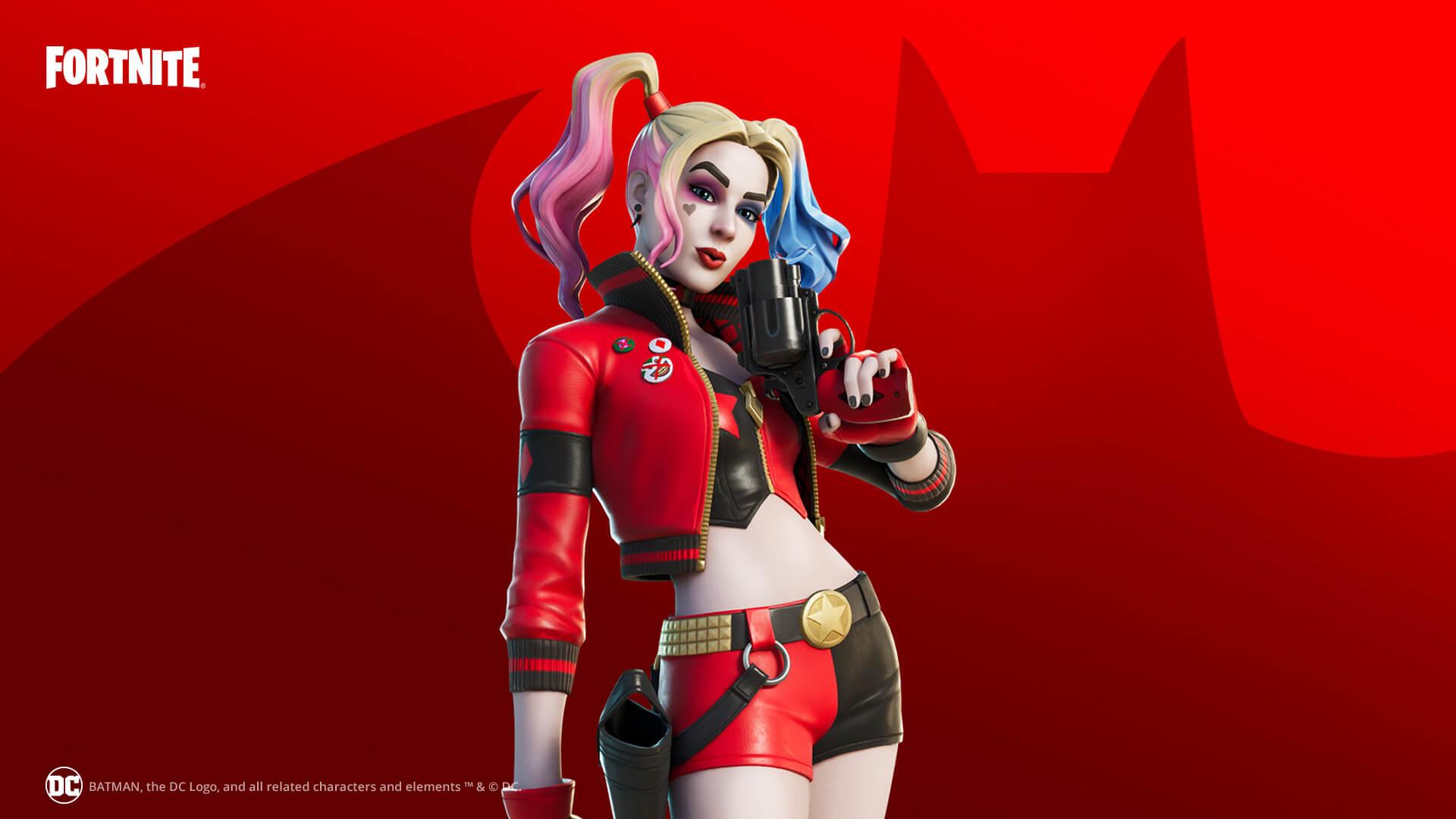 1920x1080 Fortnite Zero Point x Batman Comic Harley Quinn Skin Wallpaper, HD Games 4K Wallpaper, Image, Photo and Background
