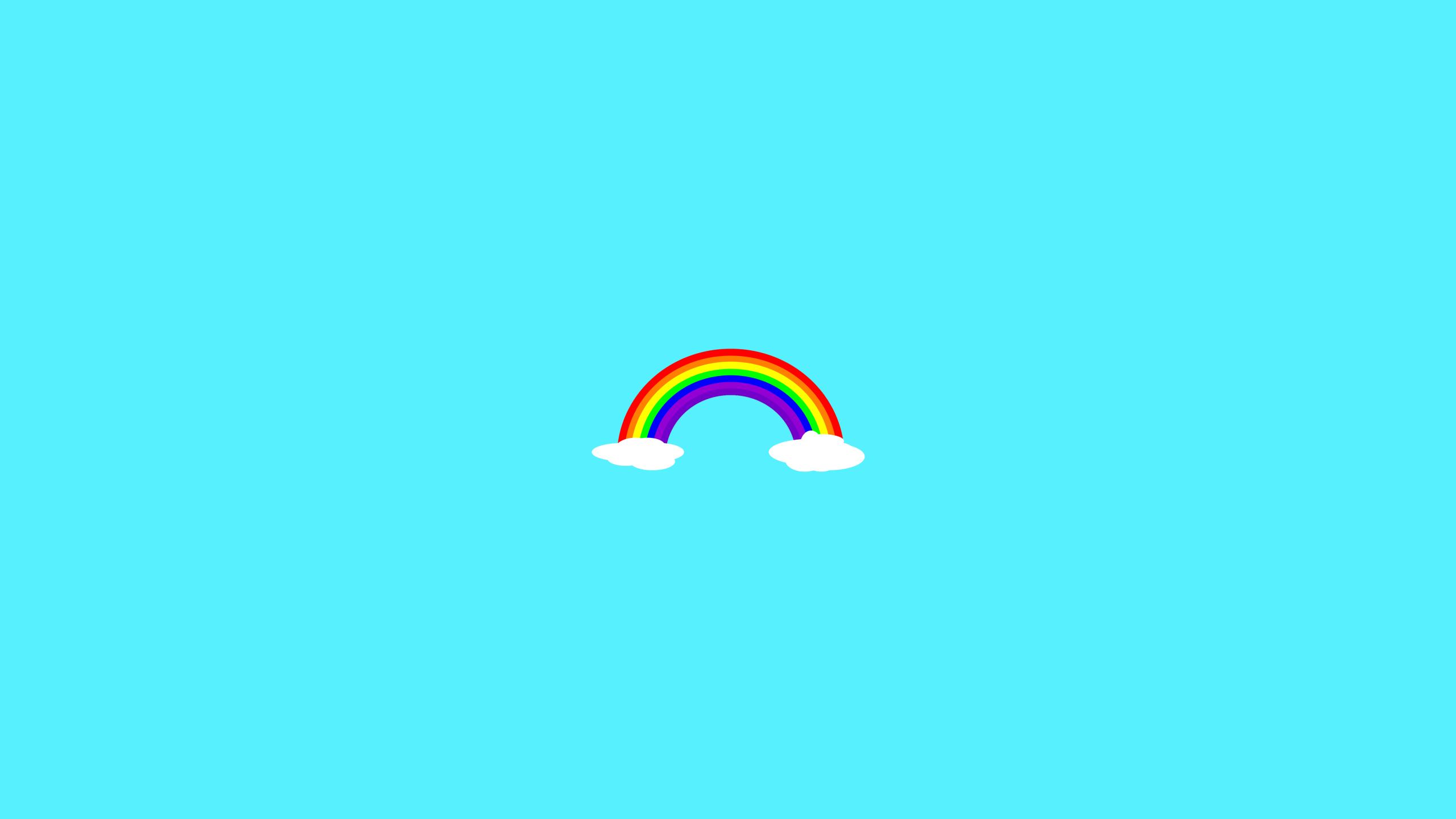 2560x1440 Rainbow Minimalist 1440P Resolution Wallpaper, HD Minimalist 4K Wallpaper, Image, Photo and Background