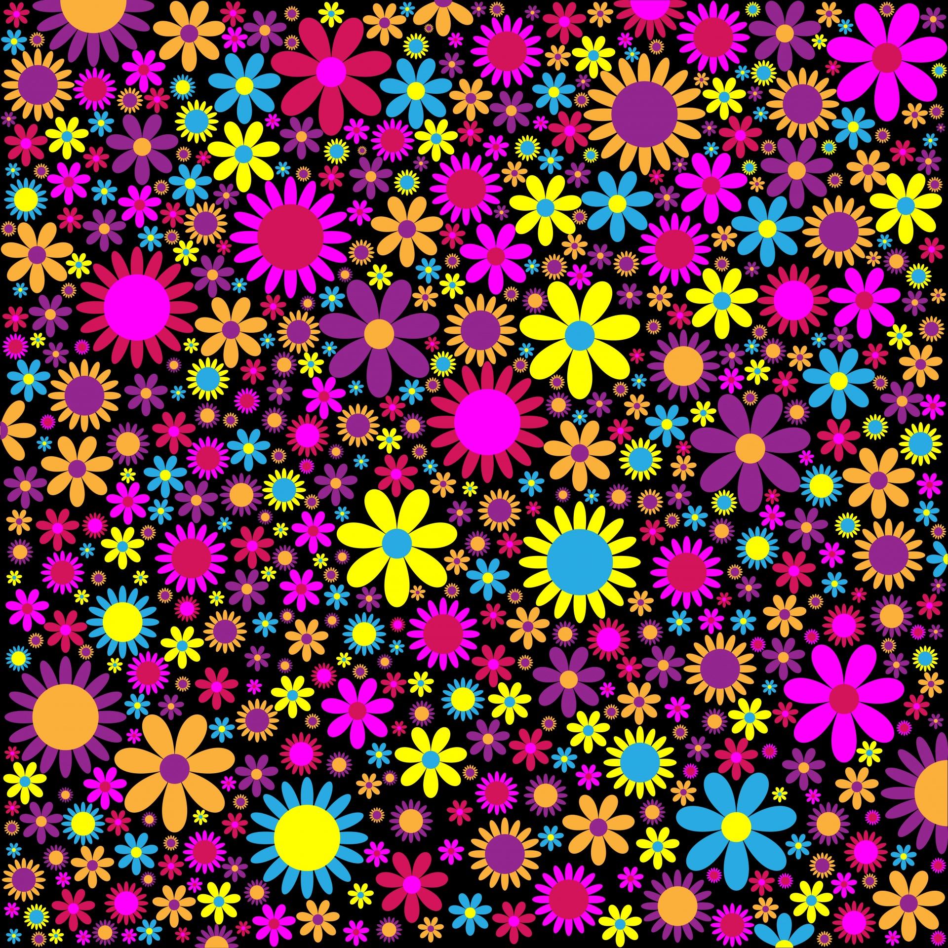1920x1920 Floral Wallpaper Background Flowers Free Domain Picture