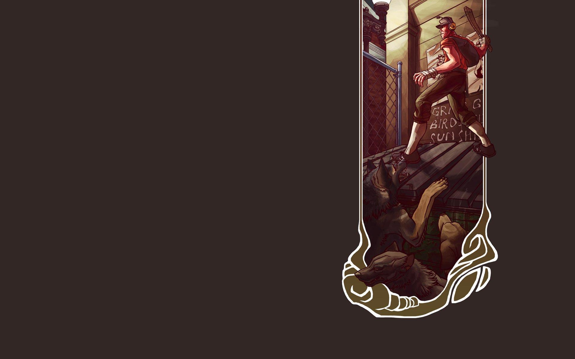1920x1200 Team Fortress 2 Scout Wallpaper