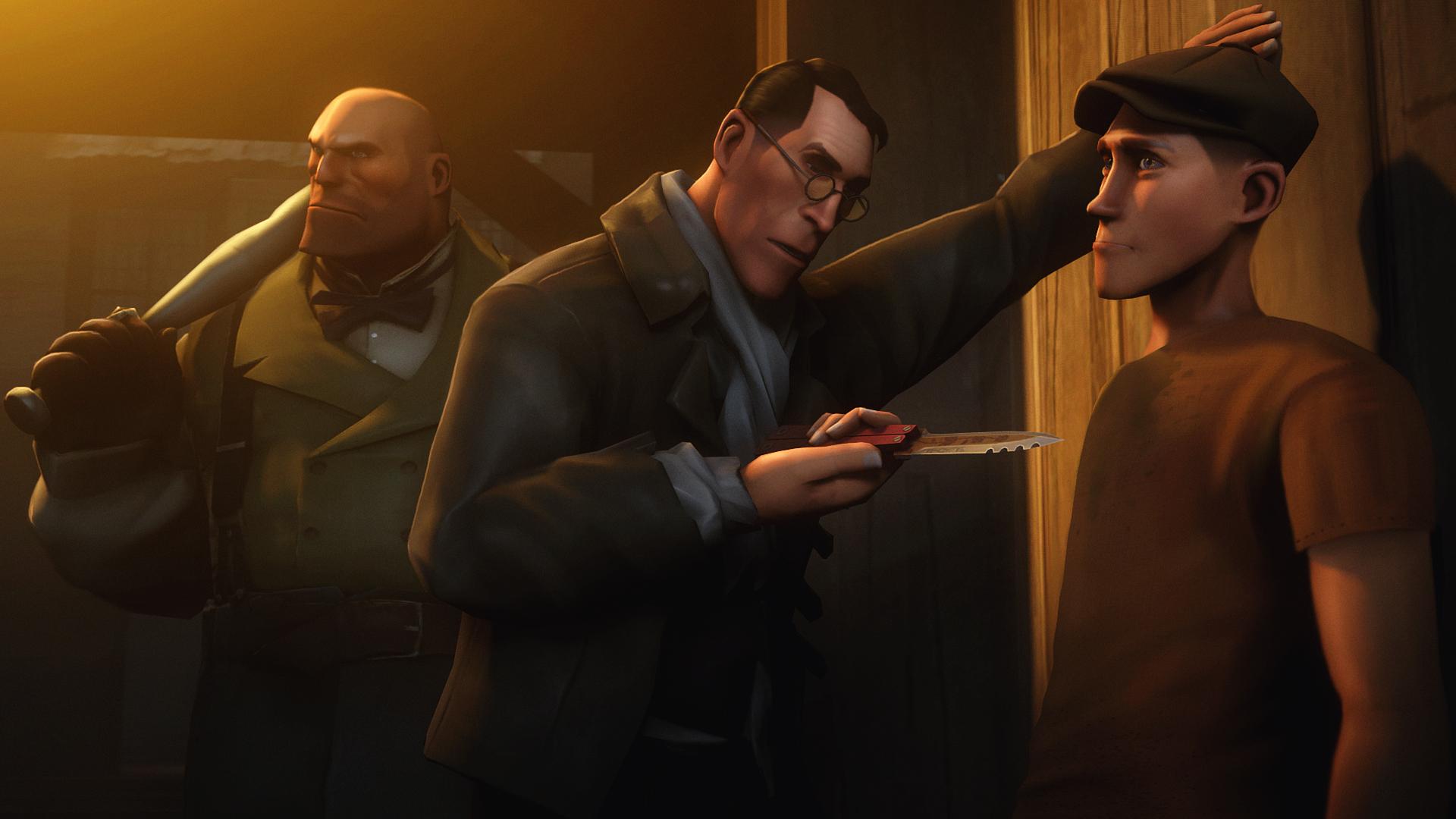 1920x1080 1920x1080 Scout (Team Fortress), Medic (Team Fortress), Heavy (Team Fortress) wallpaper JPG