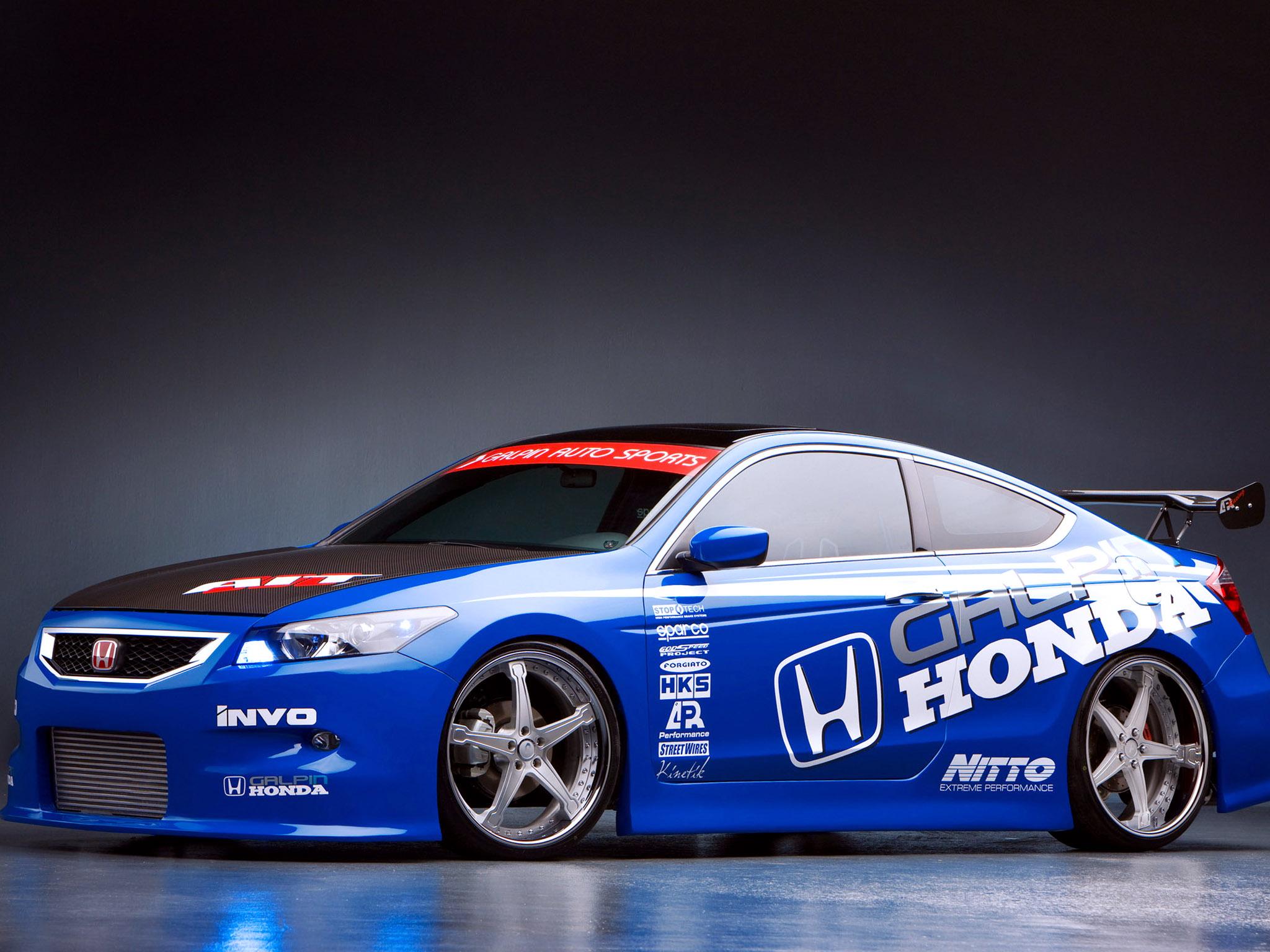 2048x1536 Blue Honda Civic Car Wallpaper HD / Desktop and Mobile Background