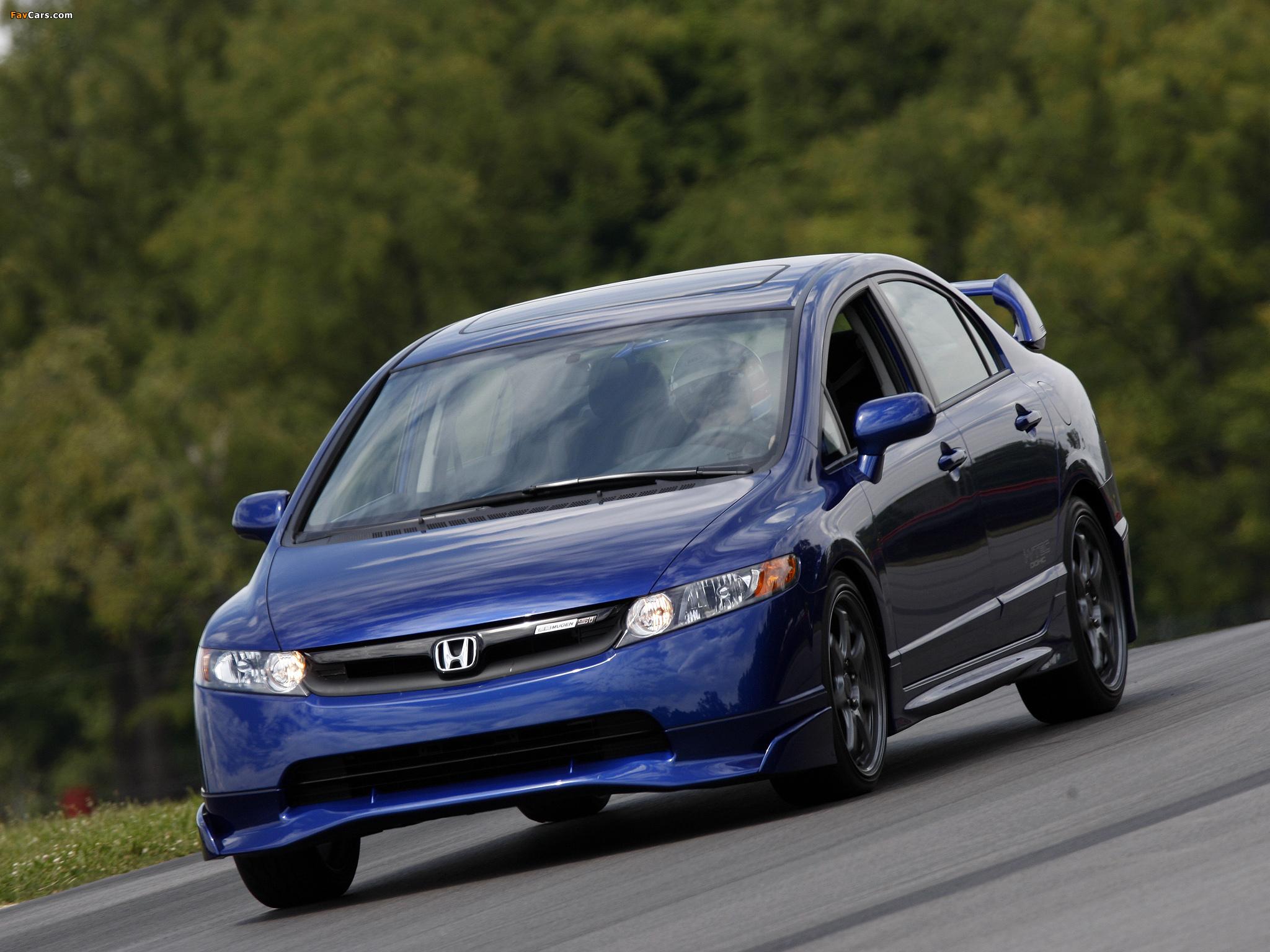 2048x1536 Mugen Honda Civic Si Sedan 2008 wallpaper (2048x1536)