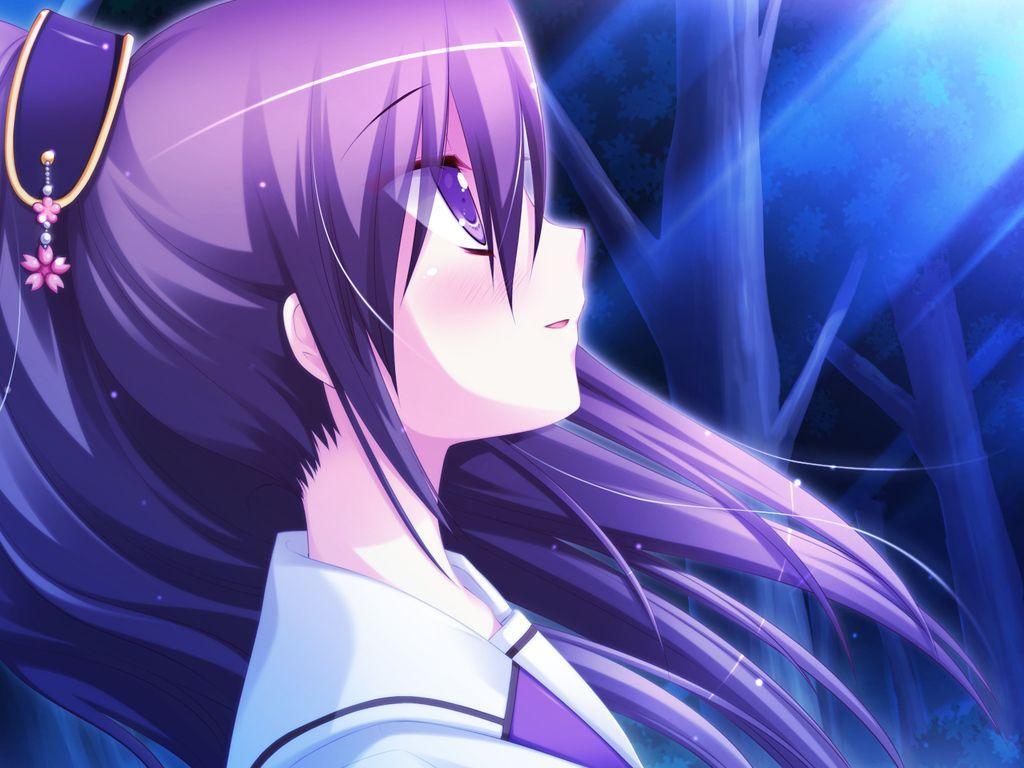 Anime Girl Purple Hair Wallpapers - Top Free Anime Girl Purple Hair  Backgrounds - WallpaperAccess