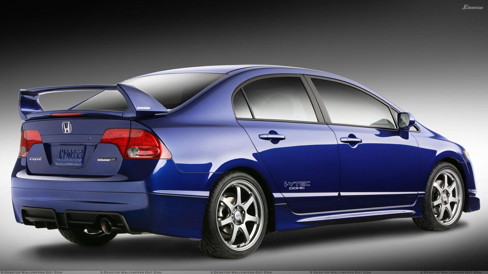 Honda Civic Blue Wallpapers Top Free Honda Civic Blue Backgrounds Wallpaperaccess