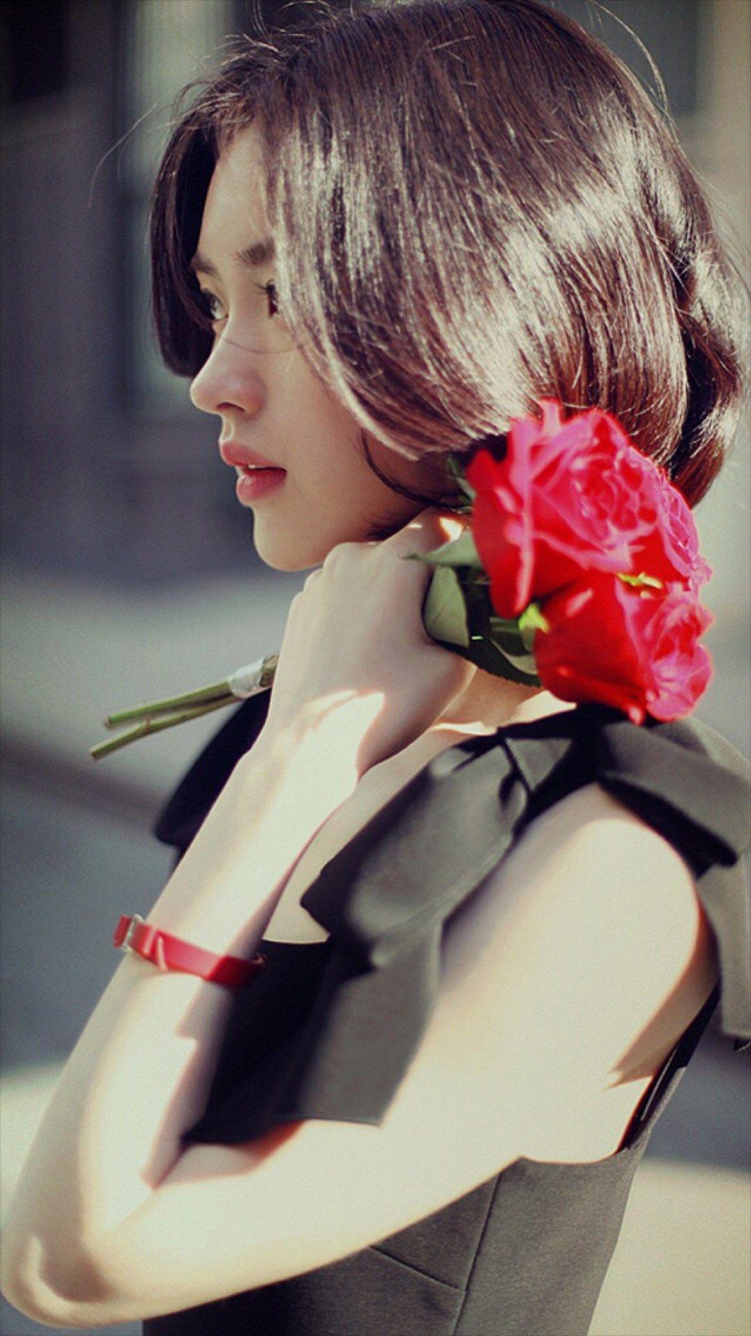 1080x1920 Pure Aesthetic Short hair Beauty #iPhone #plus #wallpaper. Beauty, Beauty iphone wallpaper, Short hair styles