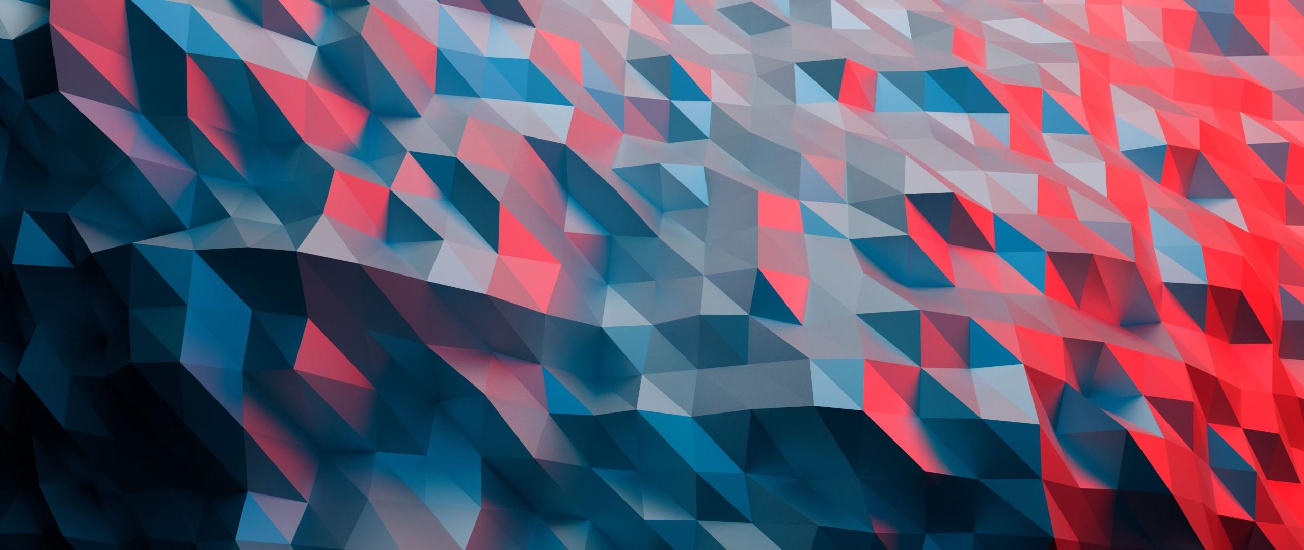 2560x1080 Multiply Polygon Art 2560x1080 Resolution Wallpaper, HD Abstract 4K Wallpaper, Image, Photo and Background