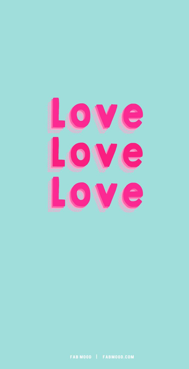 757x1475 Cute & Colourful Valentine's Wallpaper