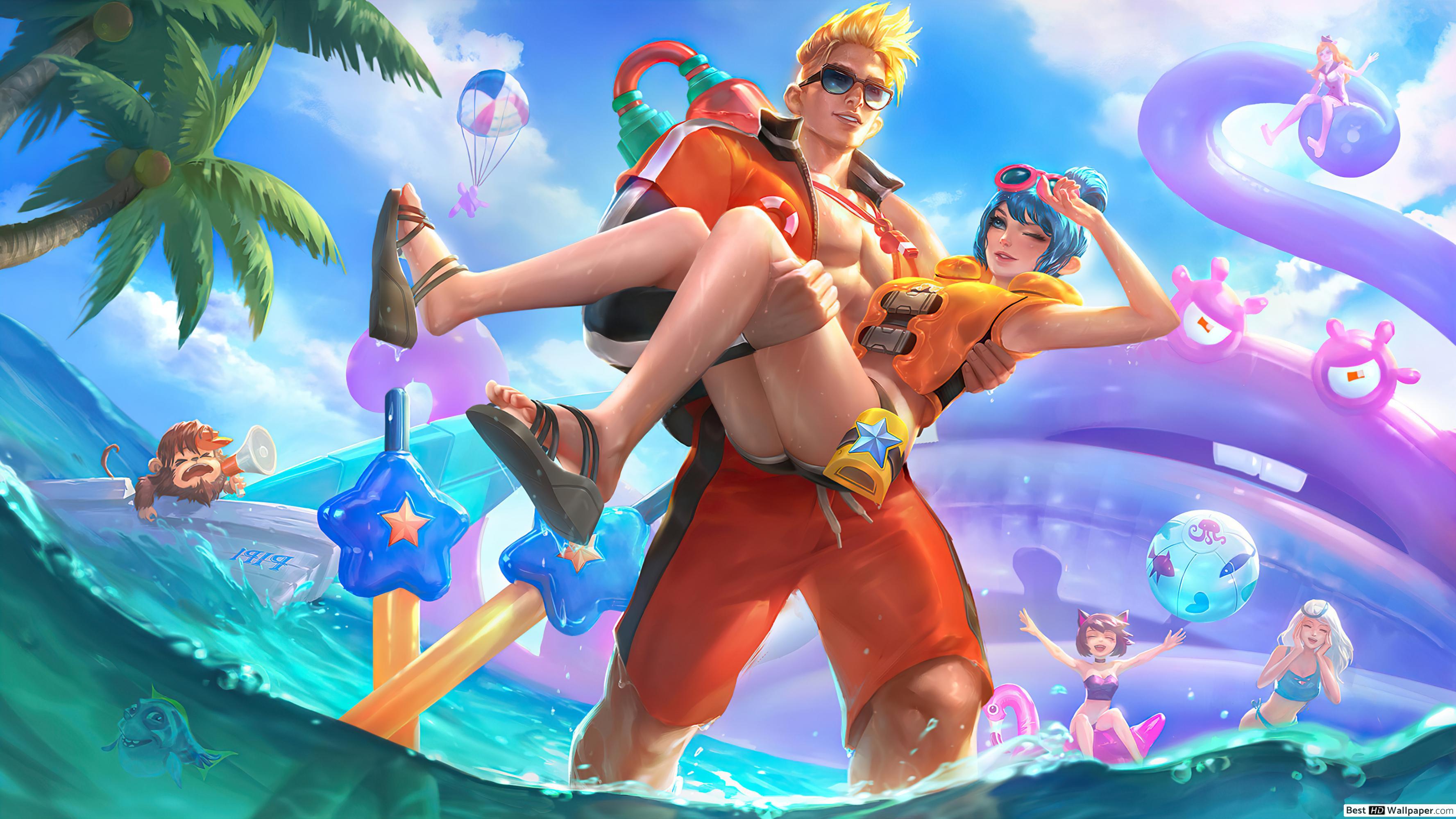 3554x1999 Lifeguard 'Claude with Fanny' Legends [ML] HD wallpaper download