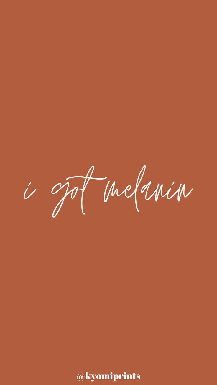 736x1308 Melanin wallpaper, brown wallpaper, brown aesthetics, iPhone background. Black girl art, Black girl magic art, iPhone wallpaper tumblr aesthetic