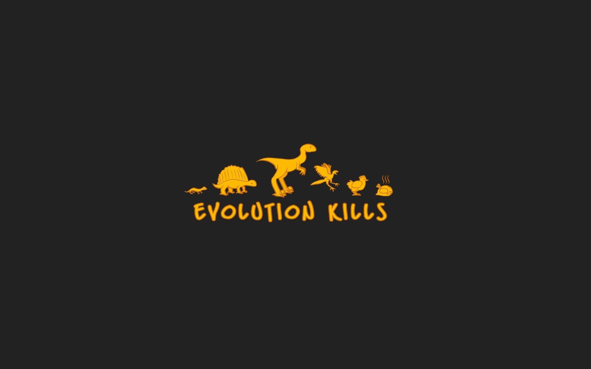 1920x1200 Evolution Kills Funny Artwork #Photo