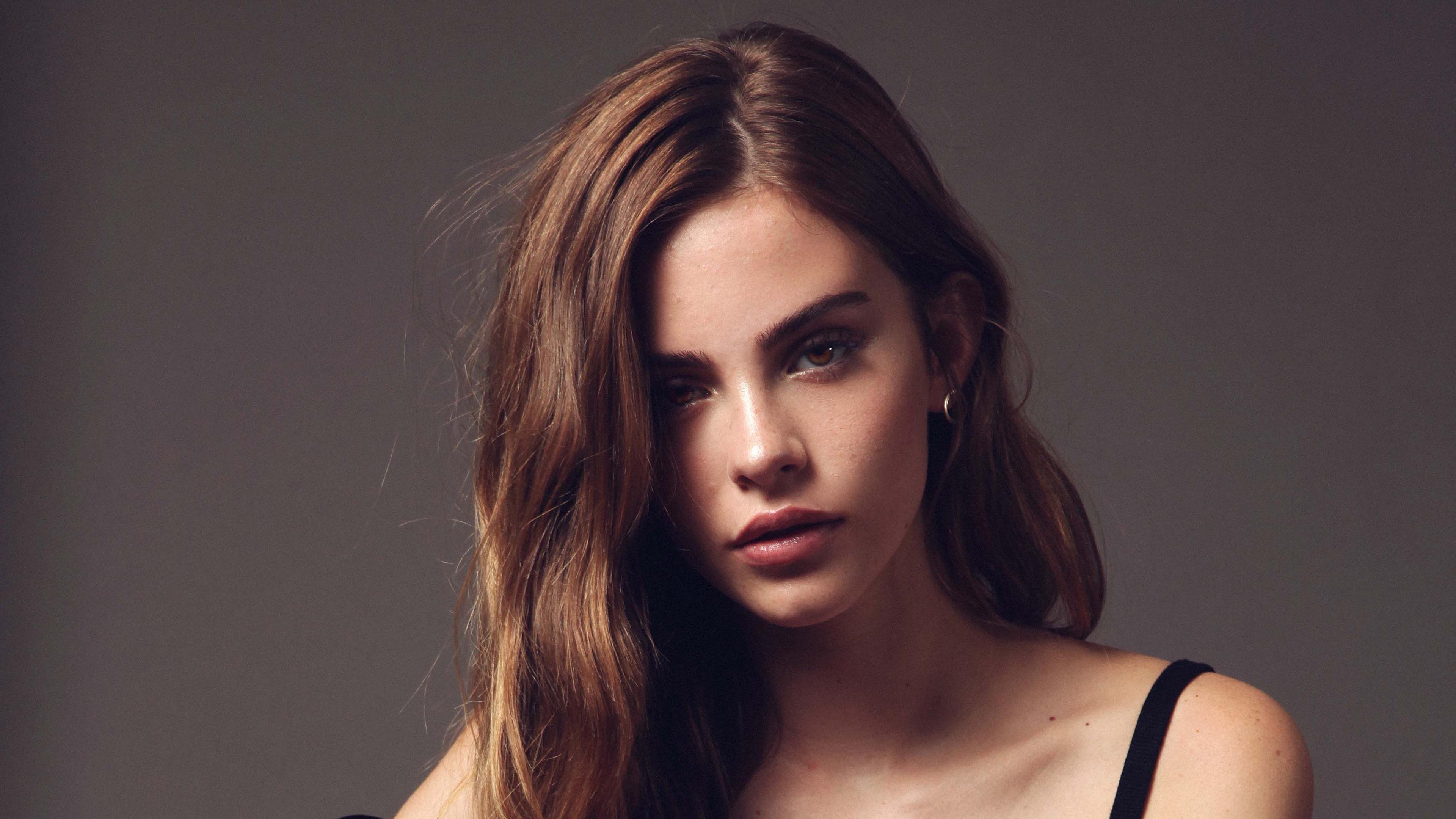 3840x2160 Bridget Satterlee Beautiful Blonde Model Women 4K Wallpaper