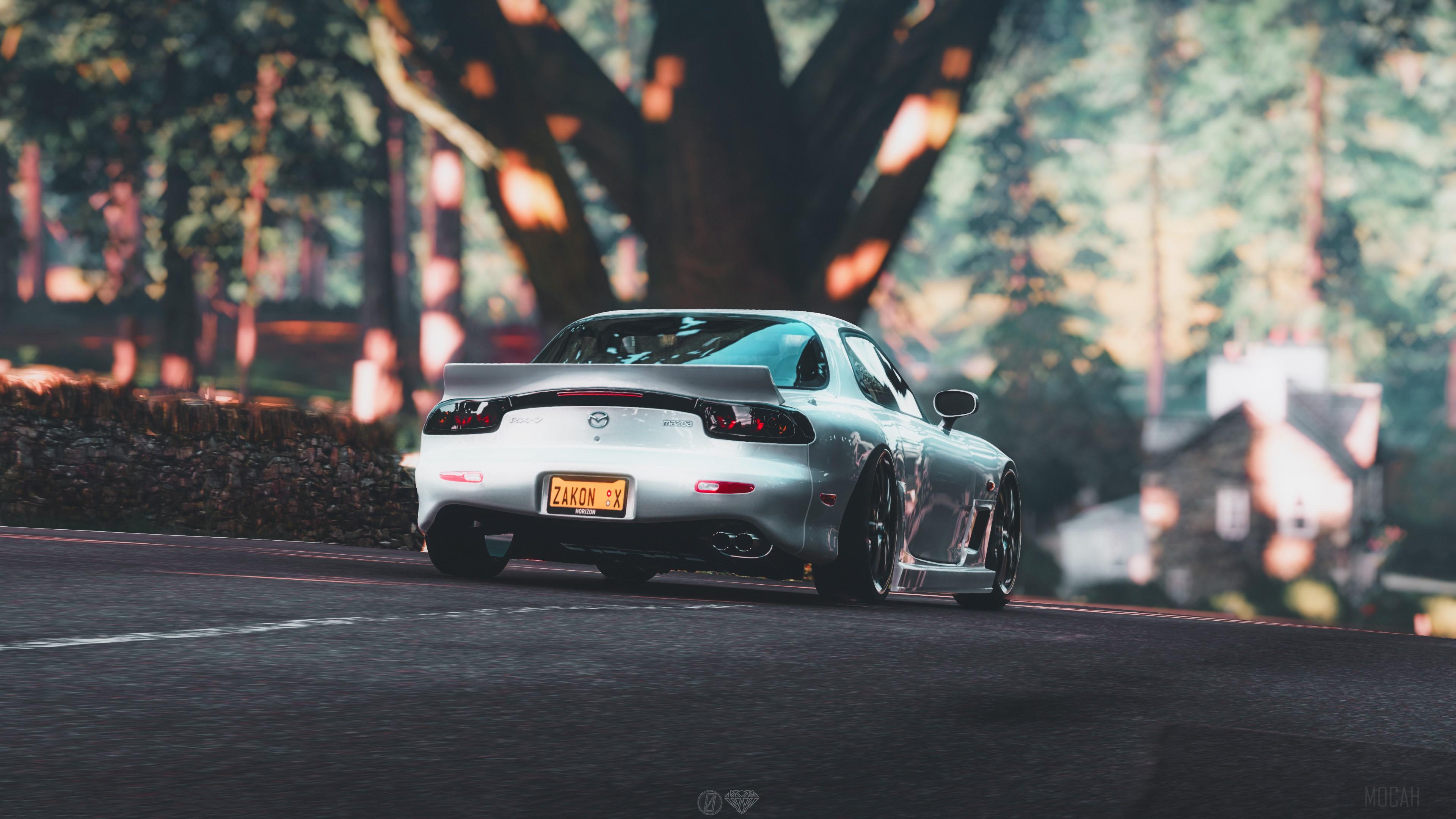 3840x2160 Mazda Rx7 Digital Artwork 4k wallpaper. Mocah HD Wallpaper