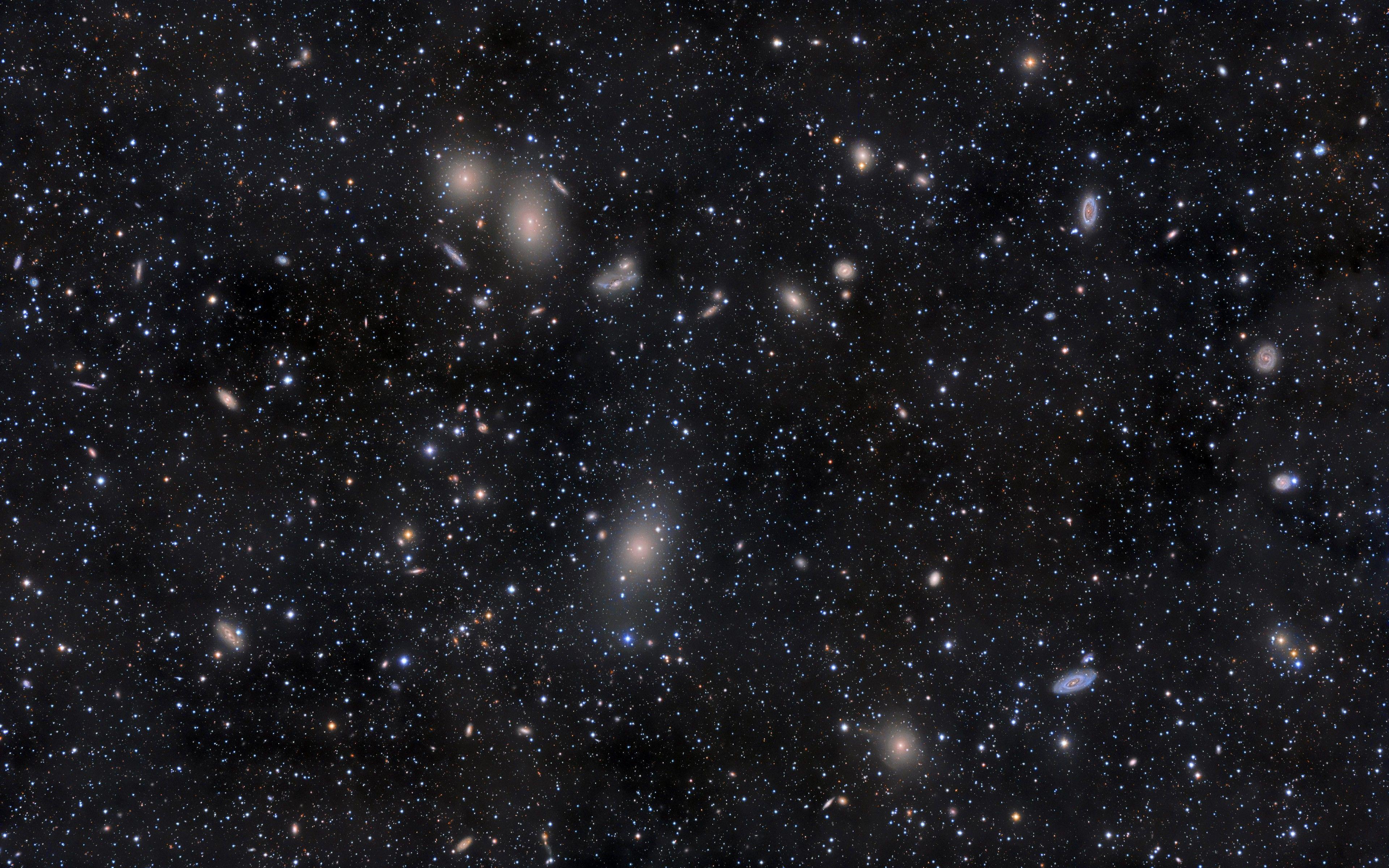 3840x2400 space, Galaxy, Stars, Cluster, Virgo Wallpaper HD / Desktop