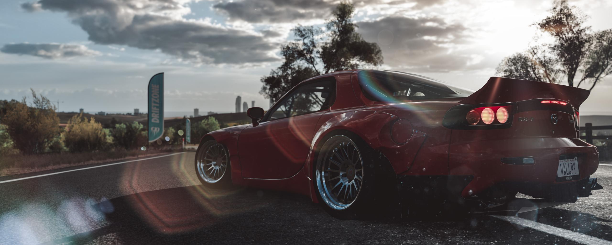 2560x1024 Download Forza Horizon Mazda RX- video game, car wallpaper, 2560x Dual Wide, Wide 21: Widescreen