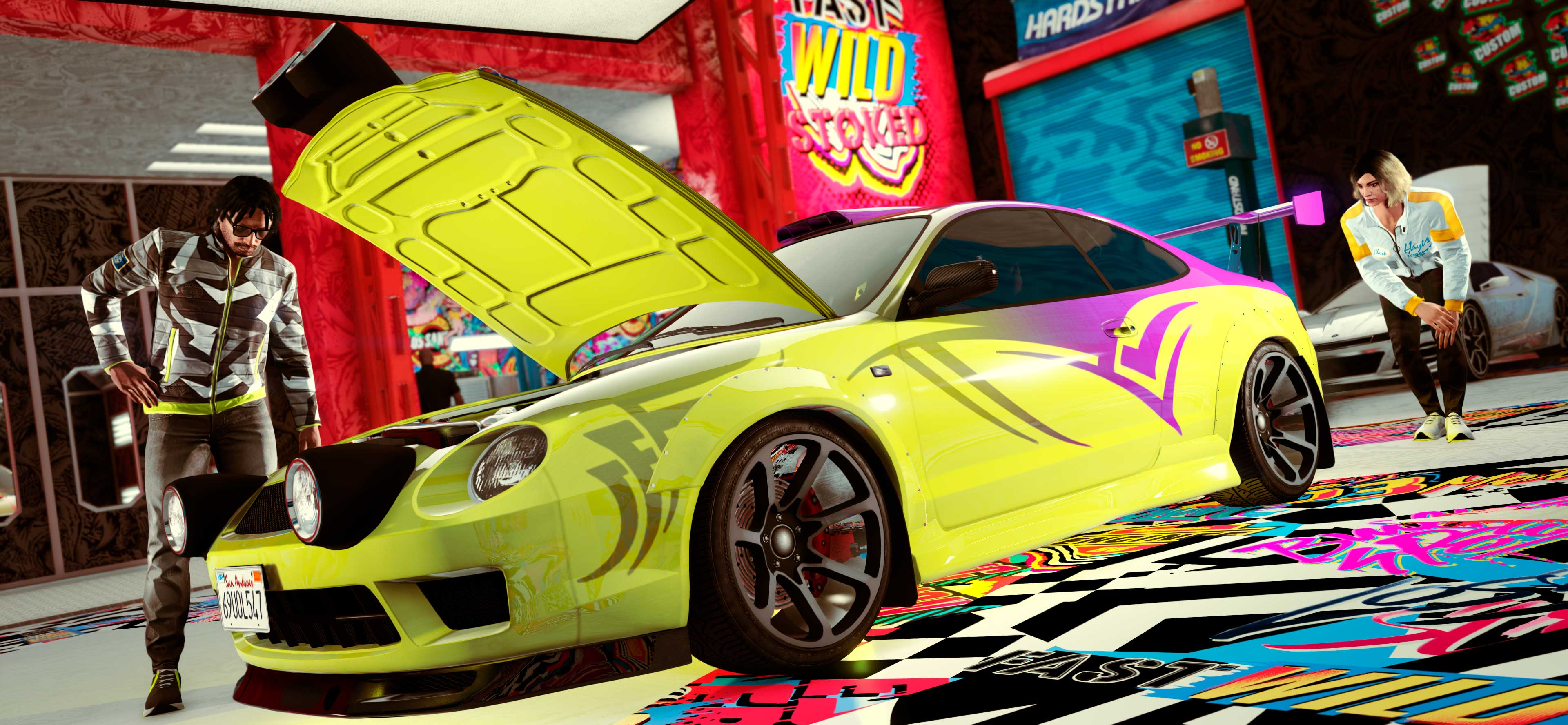3840x1776 GTA Online: Los Santos Tuners Out Now
