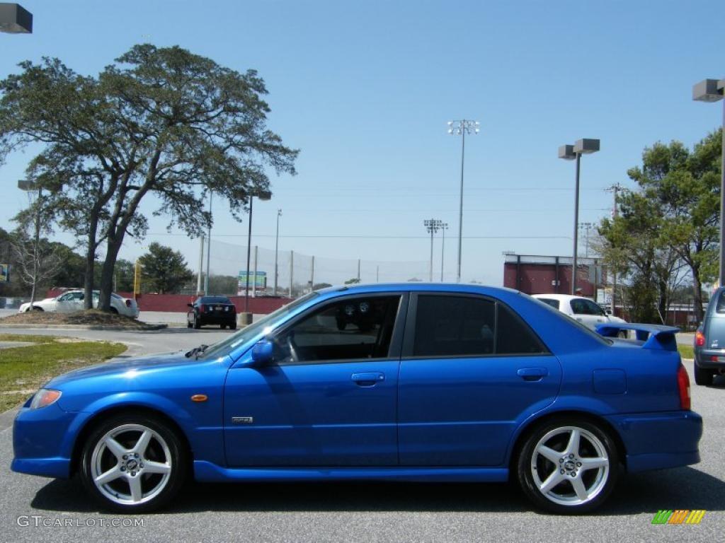 1024x768 Laser Blue Mica Mazda Protege MP3 Photo. GTCarLot.com Color Galleries