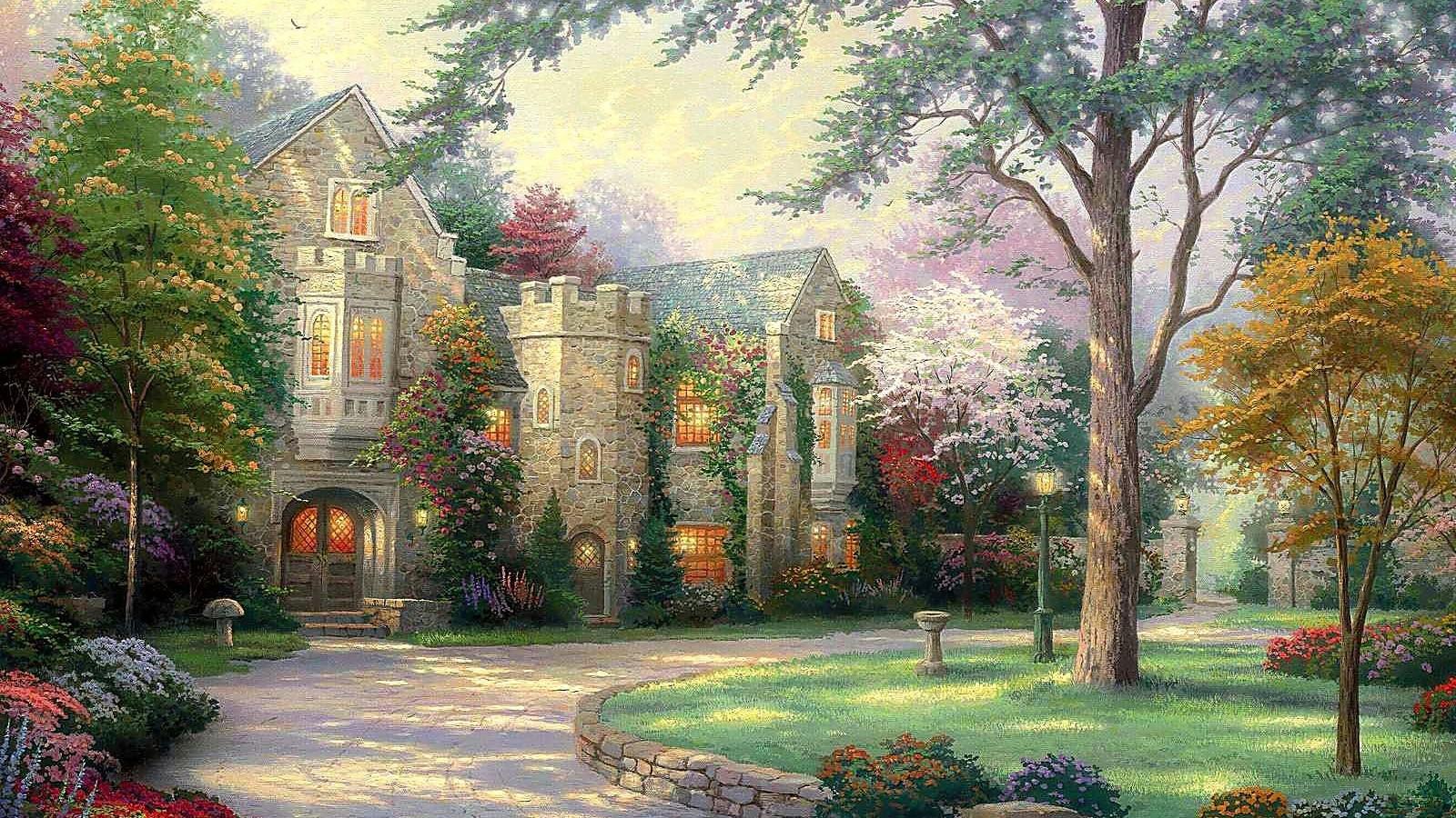 Thomas kinkade картины