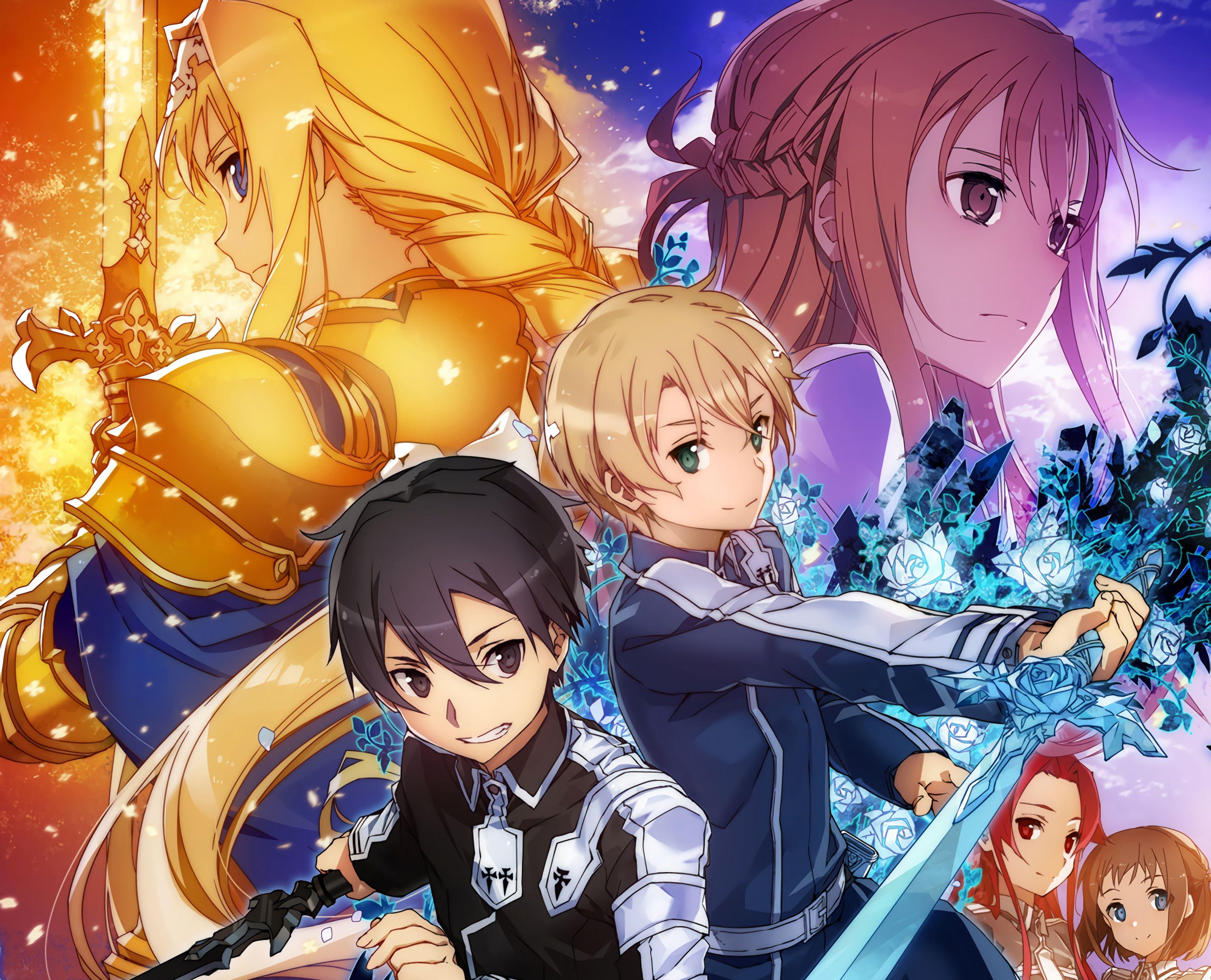 3840x3108 Sword Art Online Wallpaper